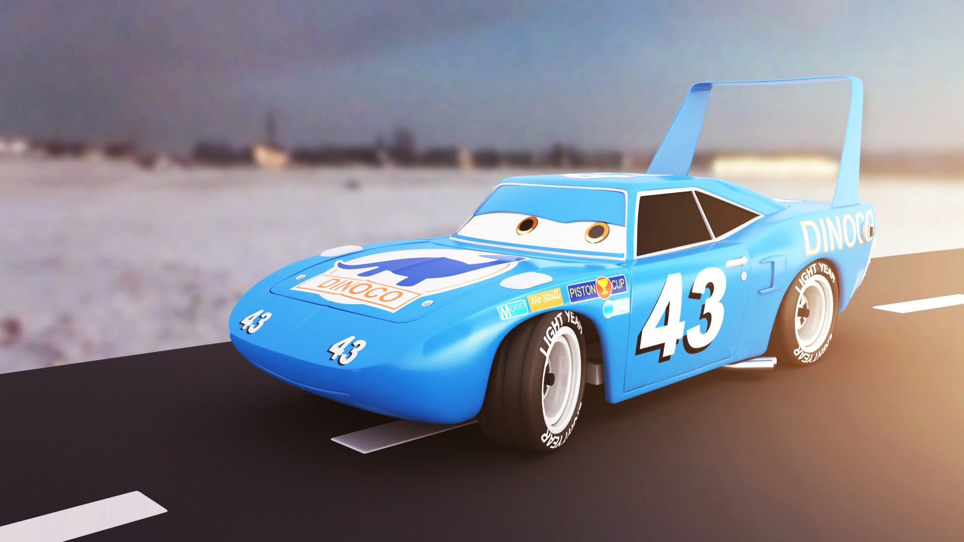 1920x1080 Strip 'The King' Weathers From CARS