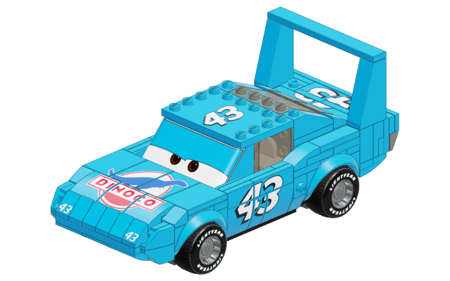 1440x900 Mecabricks.com. Strip Weathers AKA The King Speed Champions Style