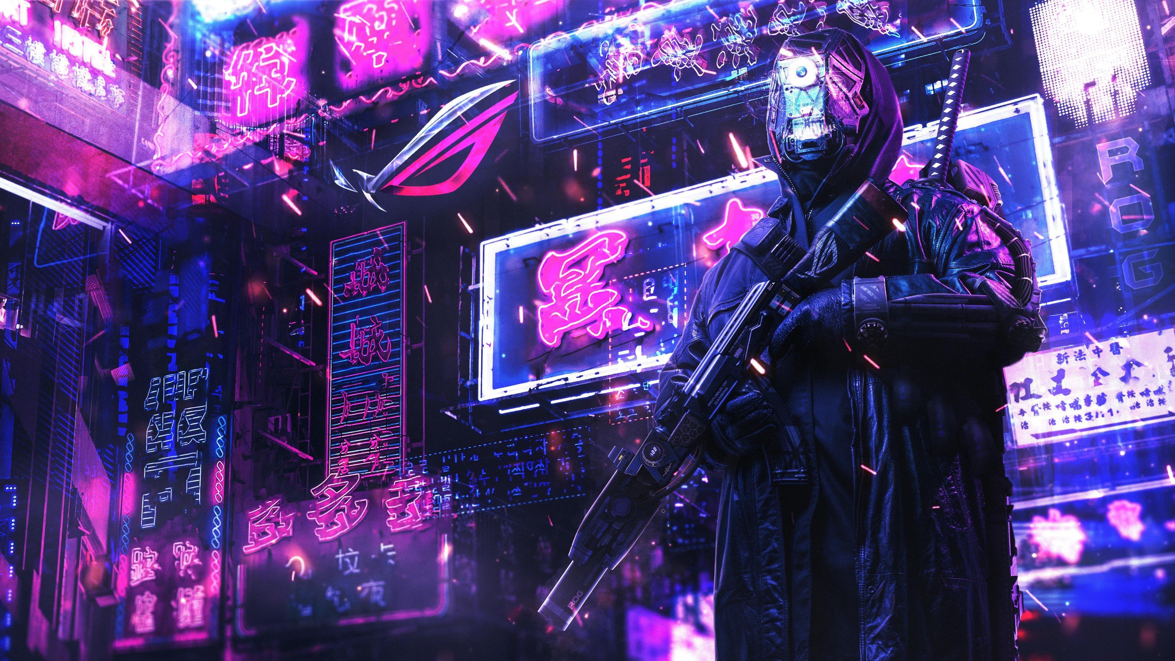 3840x2160 Purple 4k Gaming Wallpaper