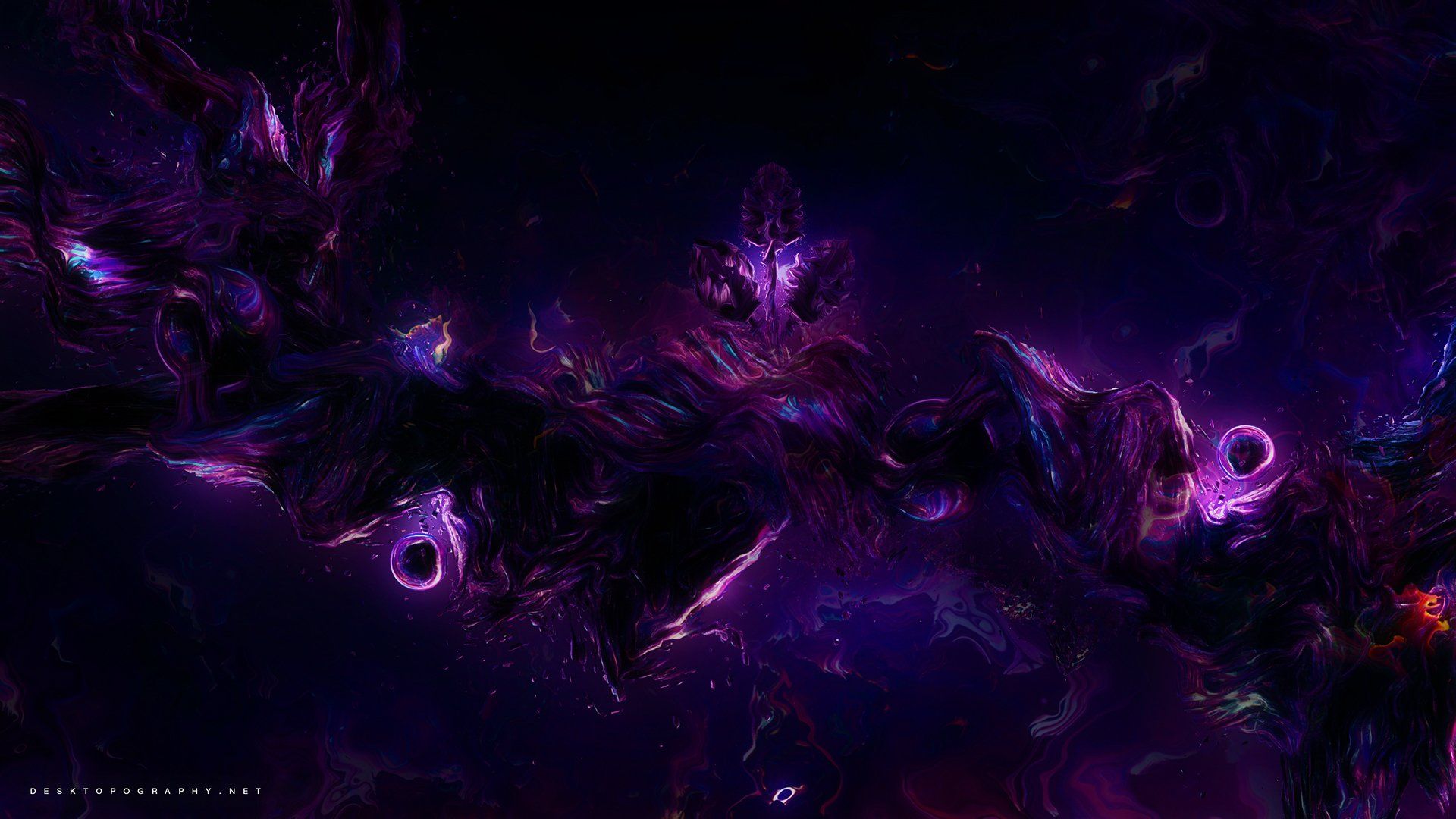 1920x1080 Abstract Purple Dreamscape Artistic Wallpaper