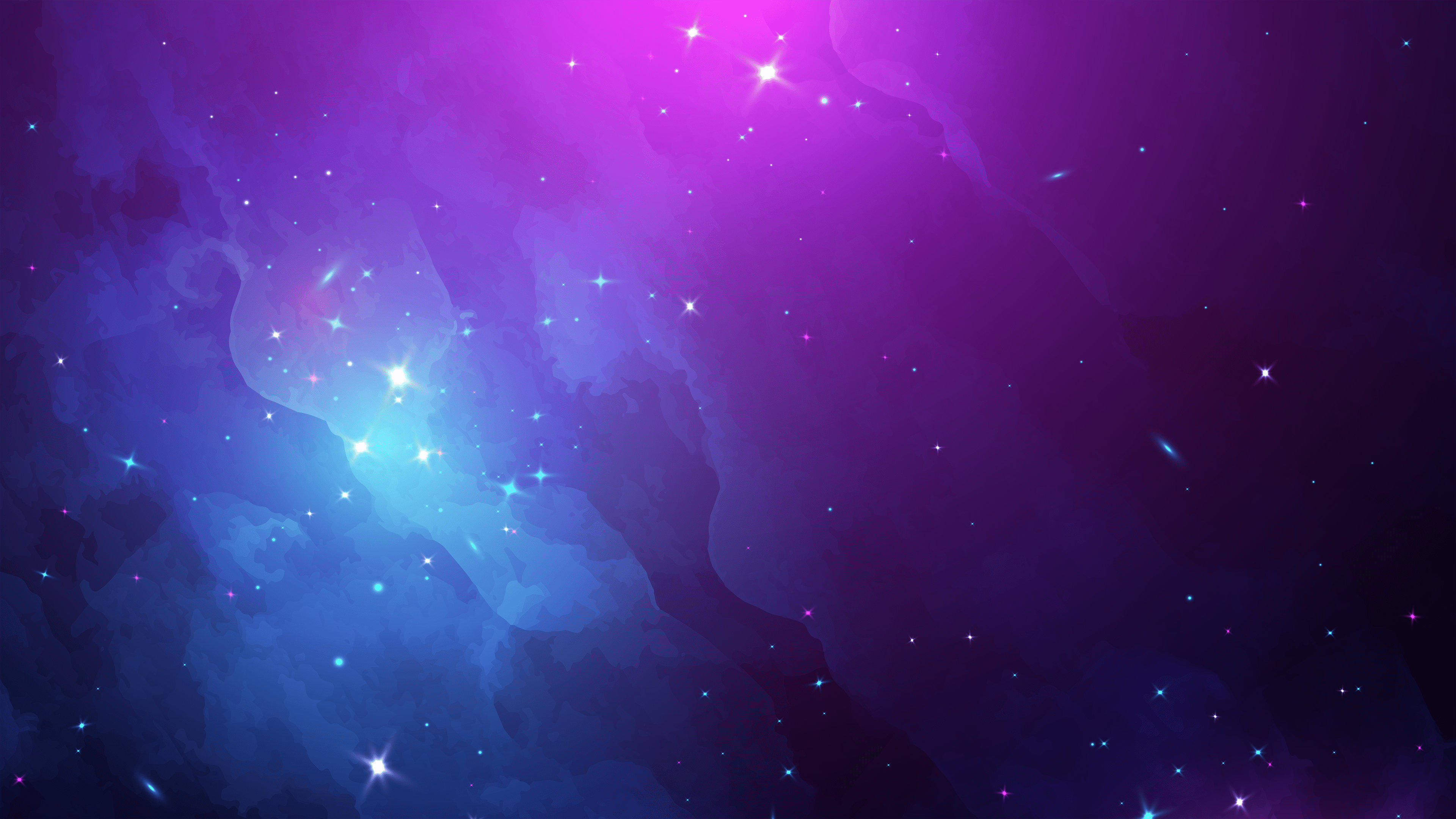 3840x2160 Wallpaper Galaxy, Water, Atmosphere, Azure, Purple, Background Free Image