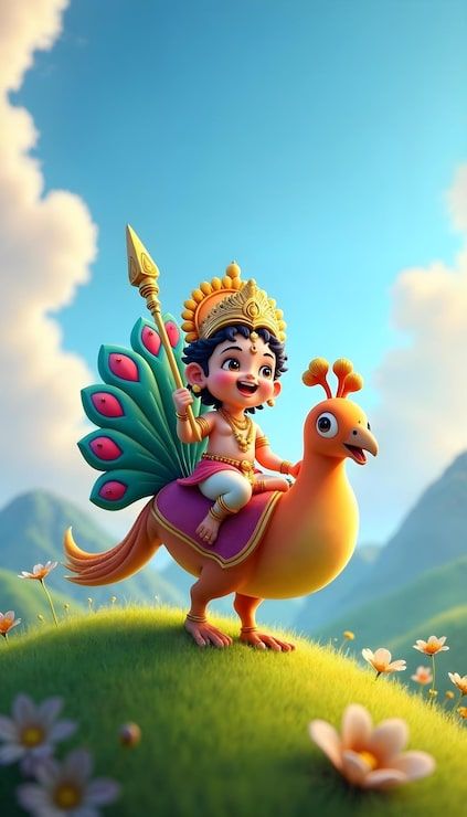 423x740 Murugan animation Image