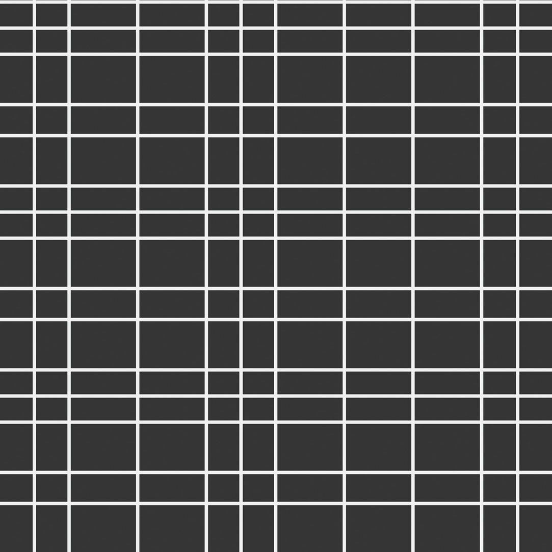1083x1083 Contemporary wallpaper / geometric pattern / white / black