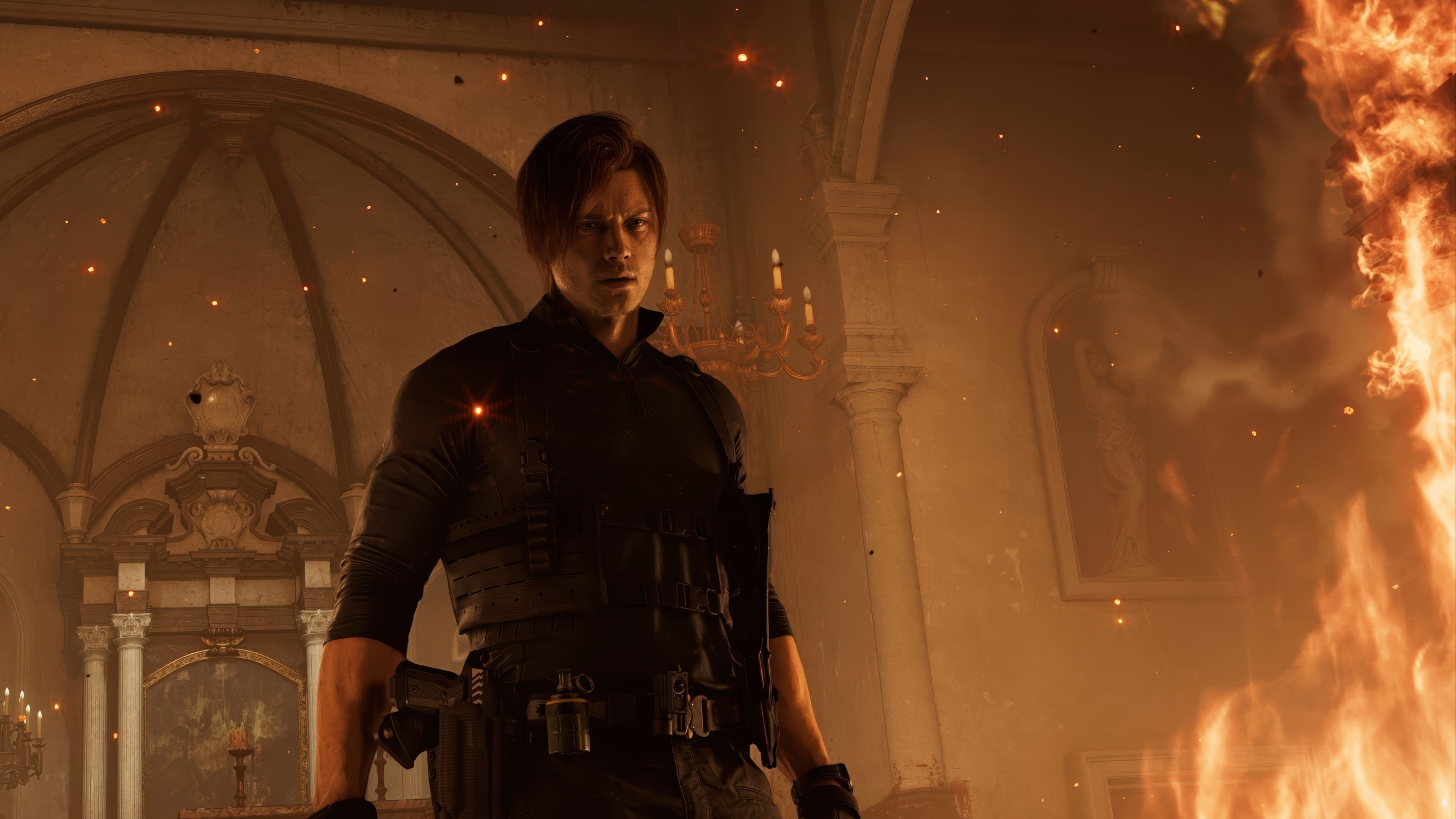3840x2160 Leon Resident Evil 9 Wallpaper 4K HD PC m