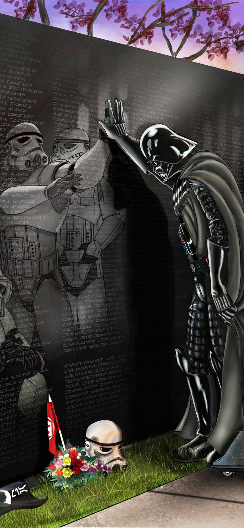 828x1792 Phone wallpaper: Sci Fi, Star Wars, Anakin Skywalker, Memorial, Darth Vader 1170284