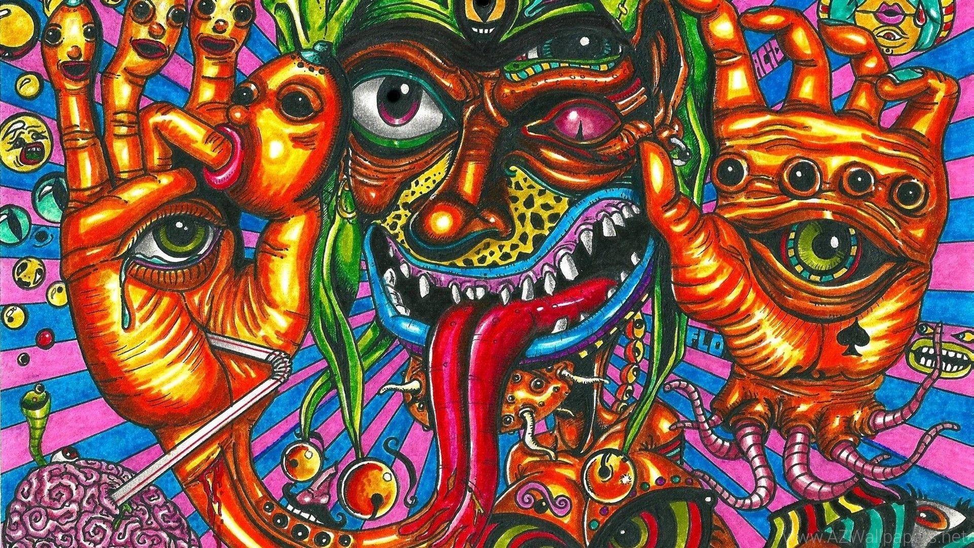 1920x1080 Acid Trip Wallpaper