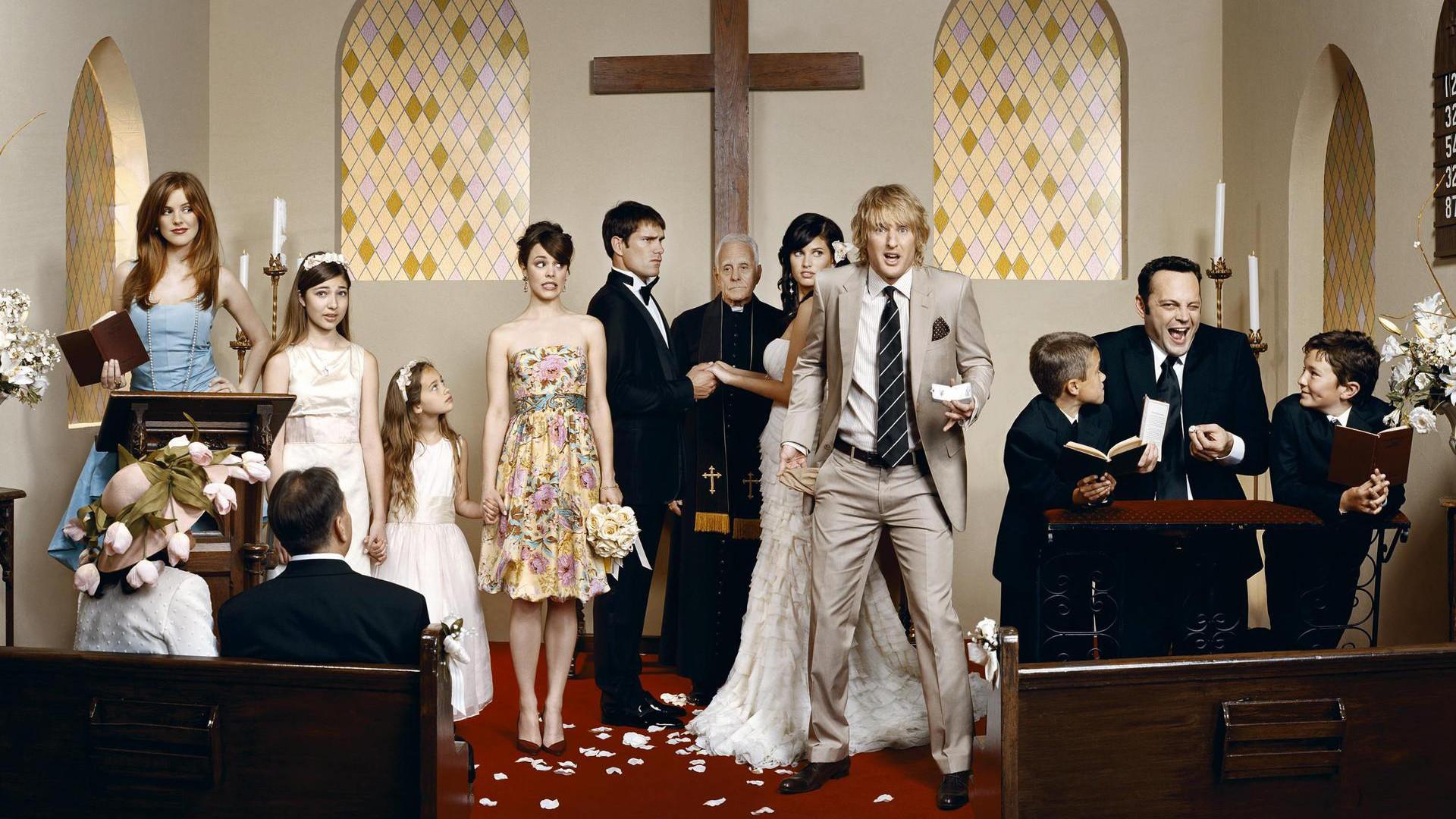 1920x1080 Desktop wallpaper: Movie, Wedding Crashers, Isla Fisher, Owen Wilson, Rachel Mcadams, Vince Vaughn 4K free download for PC. 1503092
