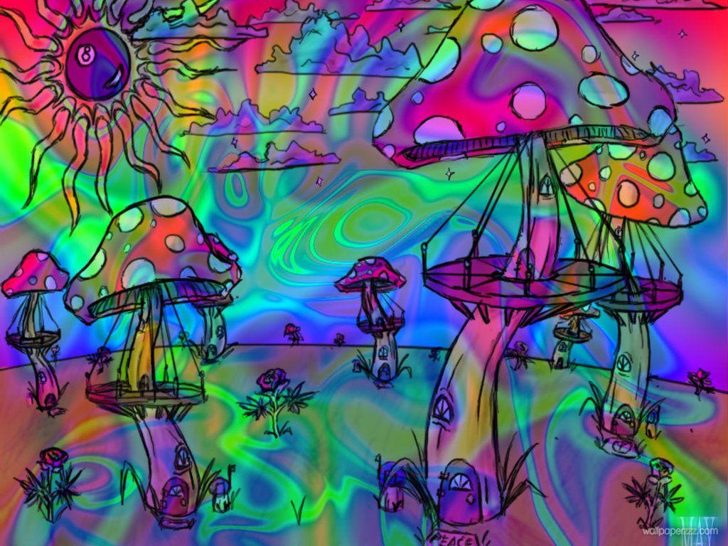 1024x768 Acid Trip Wallpaper