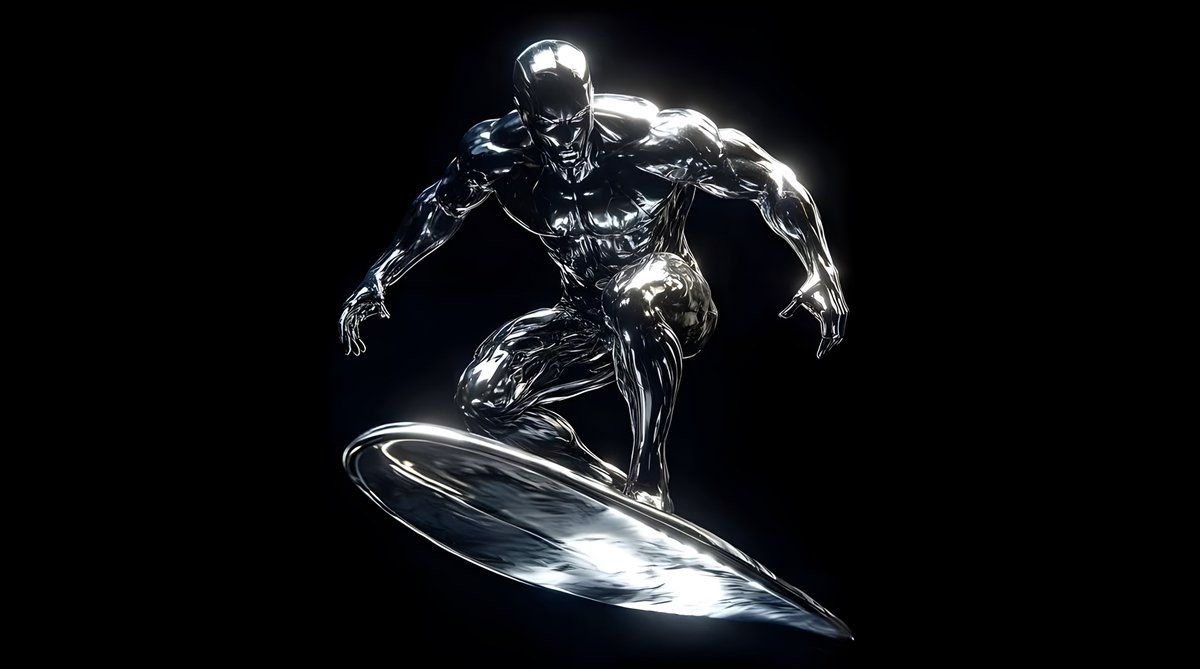 1200x669 Silver surfer. Amoled desktop wallpaper 4K