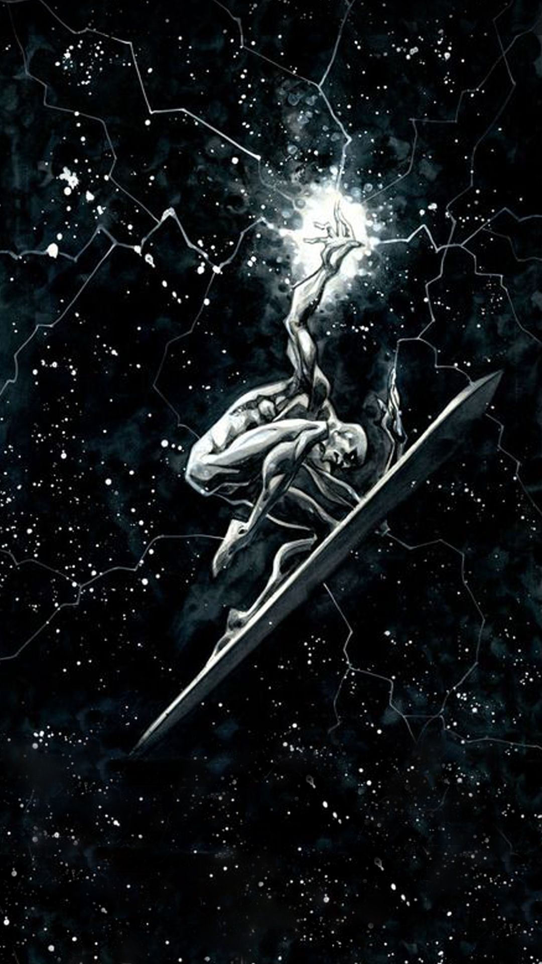1080x1920 Silver Surfer iPhone Wallpaper