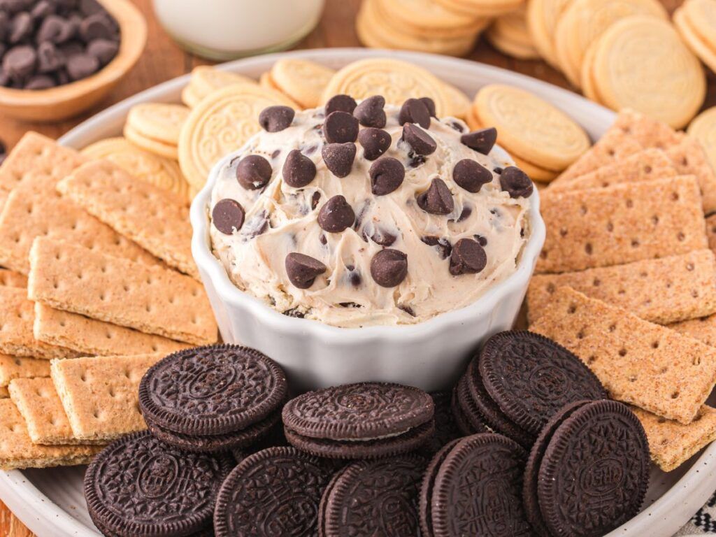 1024x768 Easy Chocolate Chip Cookie Dough Dip Recipe as Family
