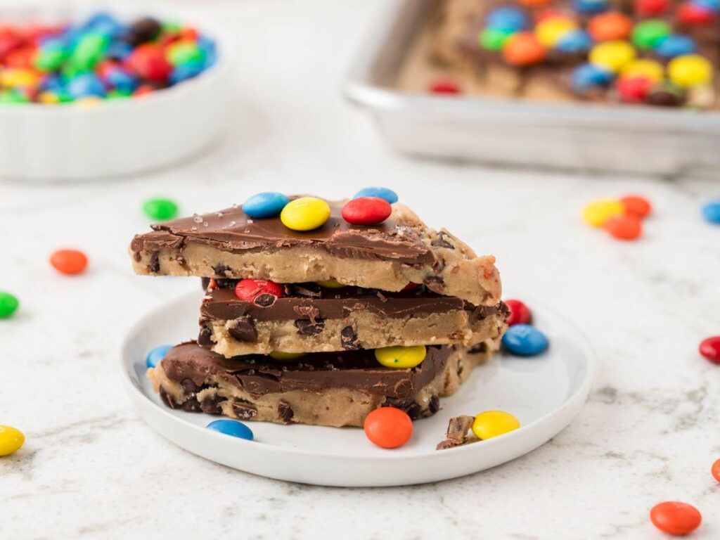1024x768 5 Ingredient Chocolate Chip Cookie Dough Bark Recipe As Family