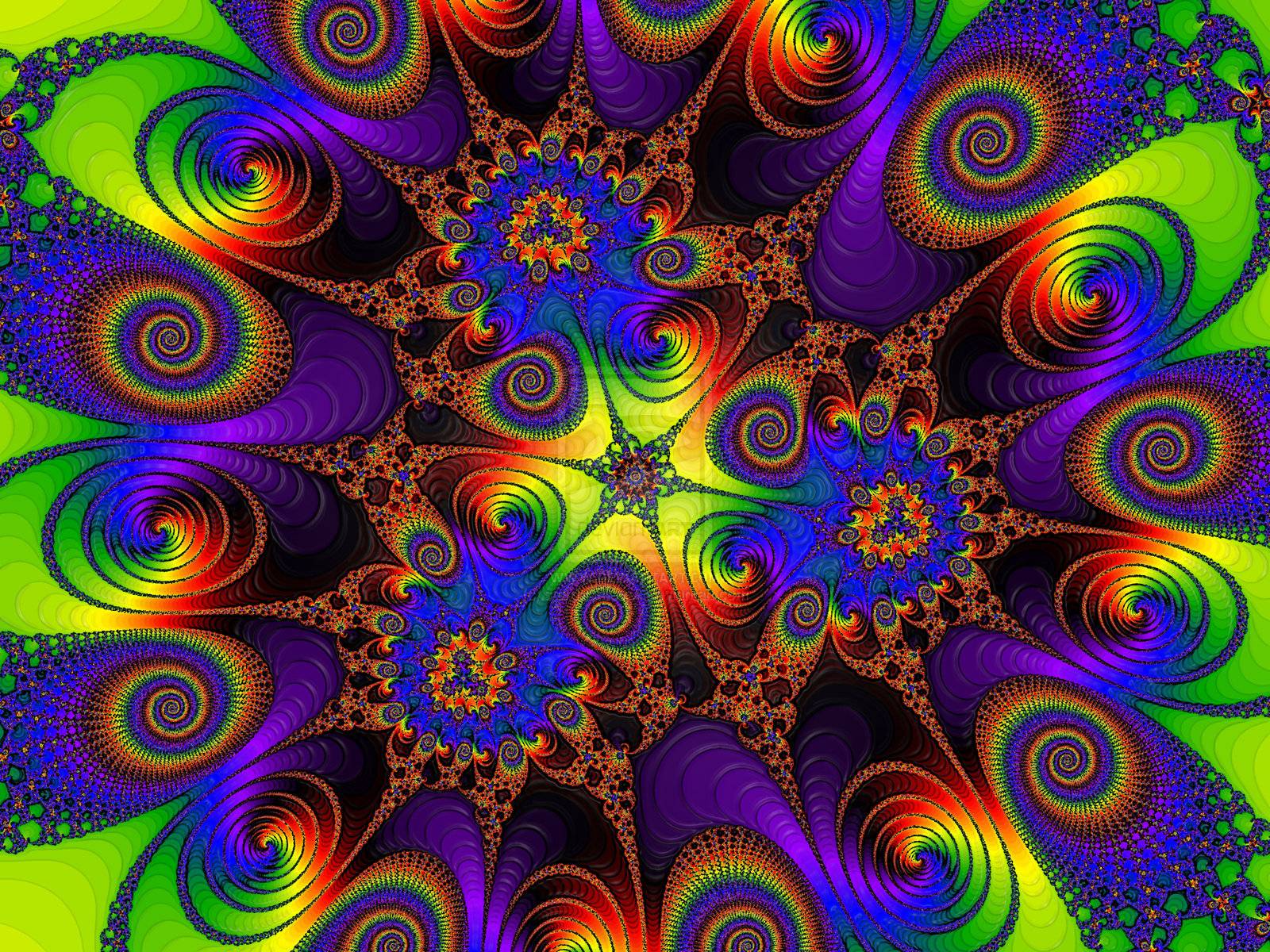 1600x1200 Acid Trip Background