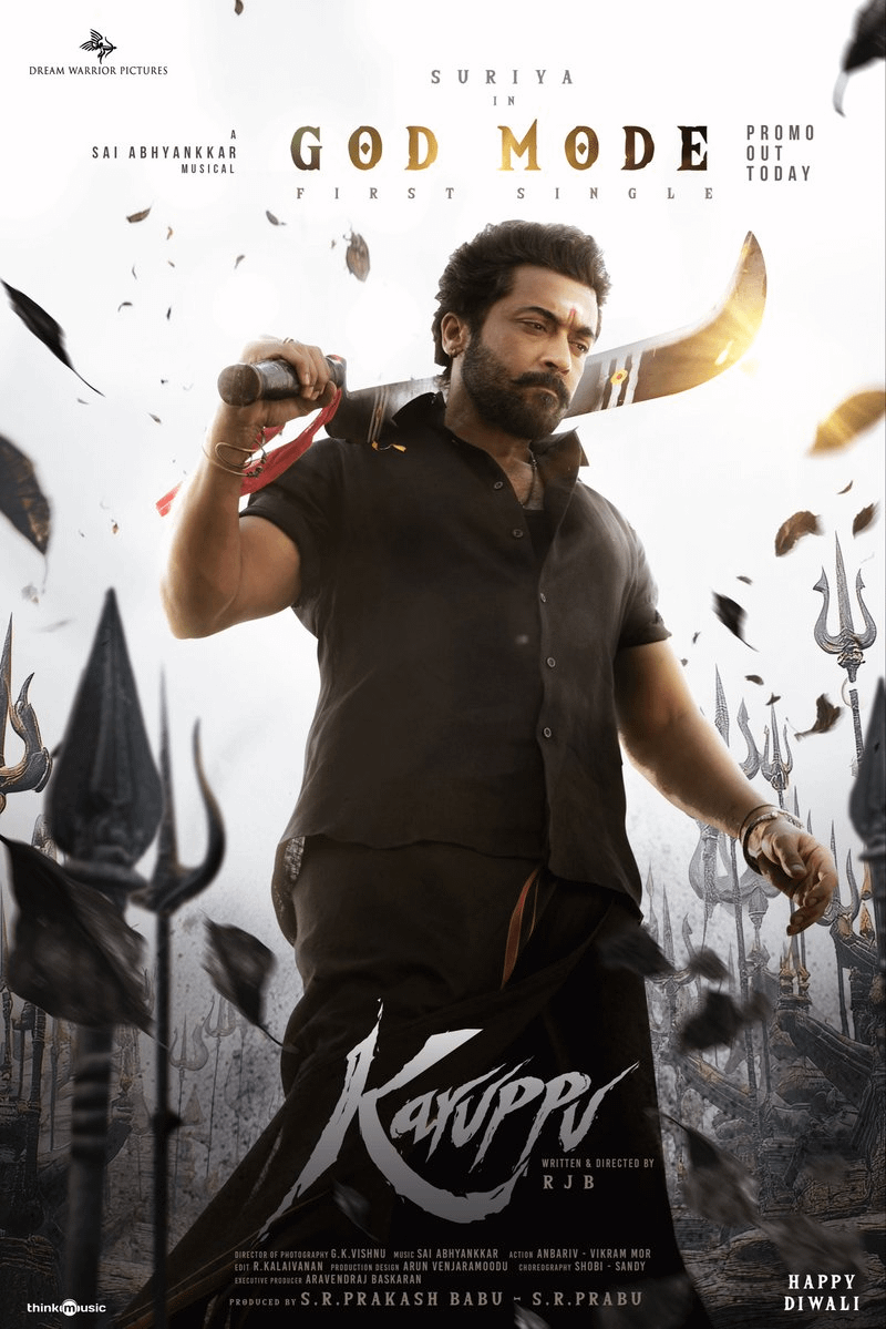 800x1199 Karuppu 1st Single titled GOD MODE