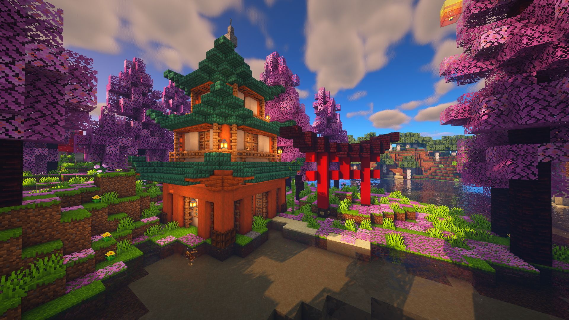 1920x1080 Sakura Biome