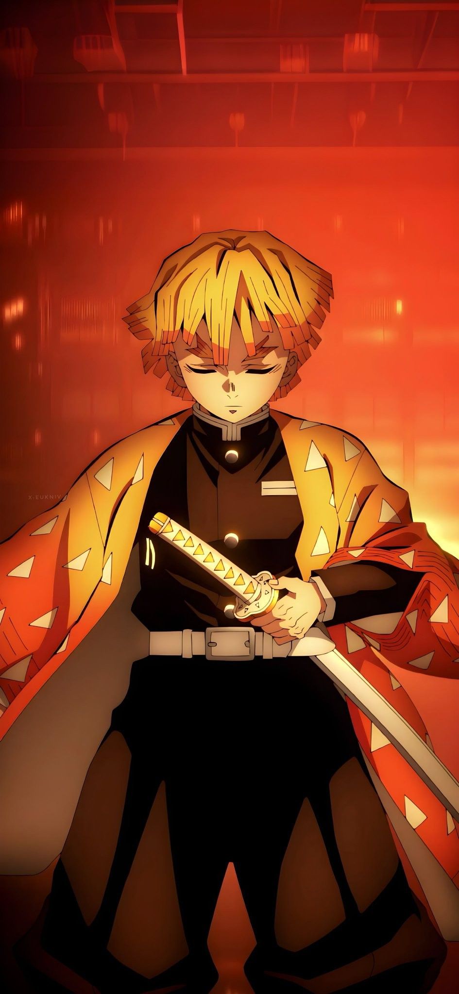 945x2048 Wallpaper of Demon Slayer