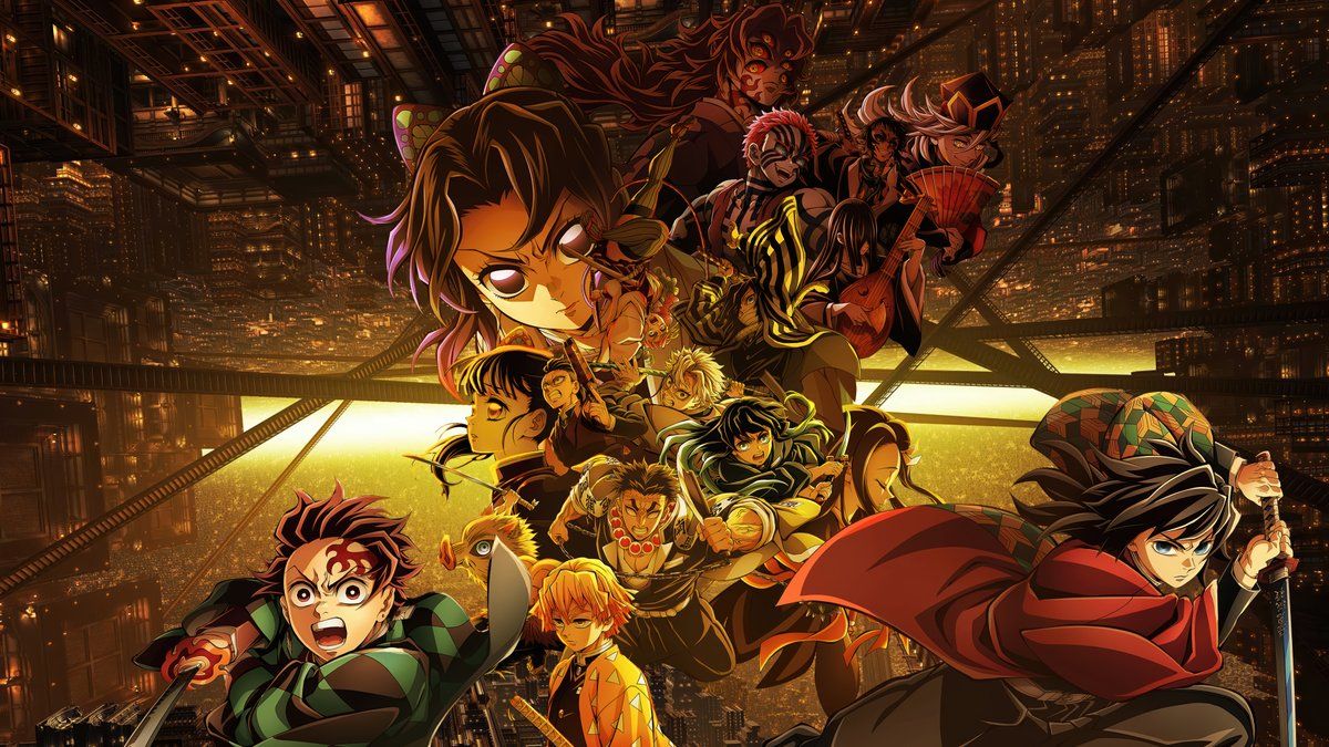 1200x675 Demon Slayer: Infinity Castle Movie Wallpaper Just Dropped! Power Up Your Phone Desktop With 4K Demon Slayer Art! Tanjiro, Nezuko, And Hashira In Epic Infinity Castle Glory. Tap, Hold & Load In 4K