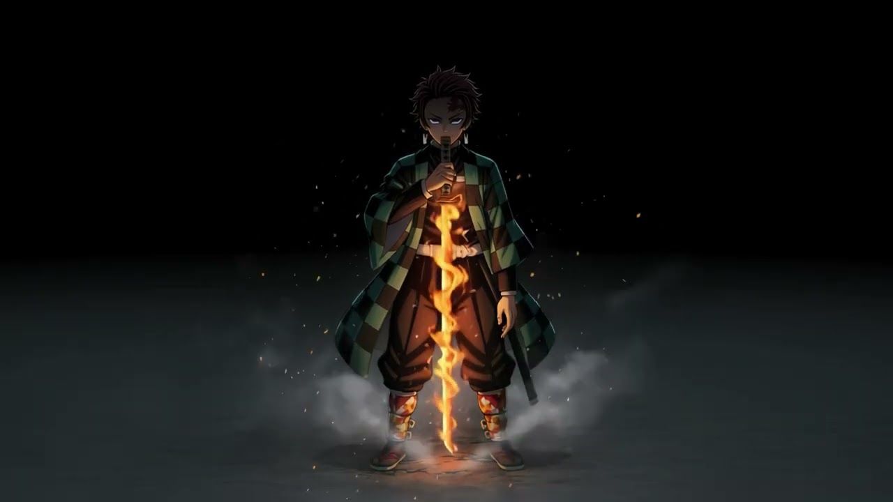 1280x720 Tanjiro Animated Wallpaper 4K 5 Hour Loop. Demon Slayer Live Wallpaper for TV & Relaxing Background