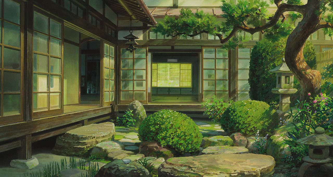 1280x682 Daily Ghibli :verified:: Fresh green theme scenery from