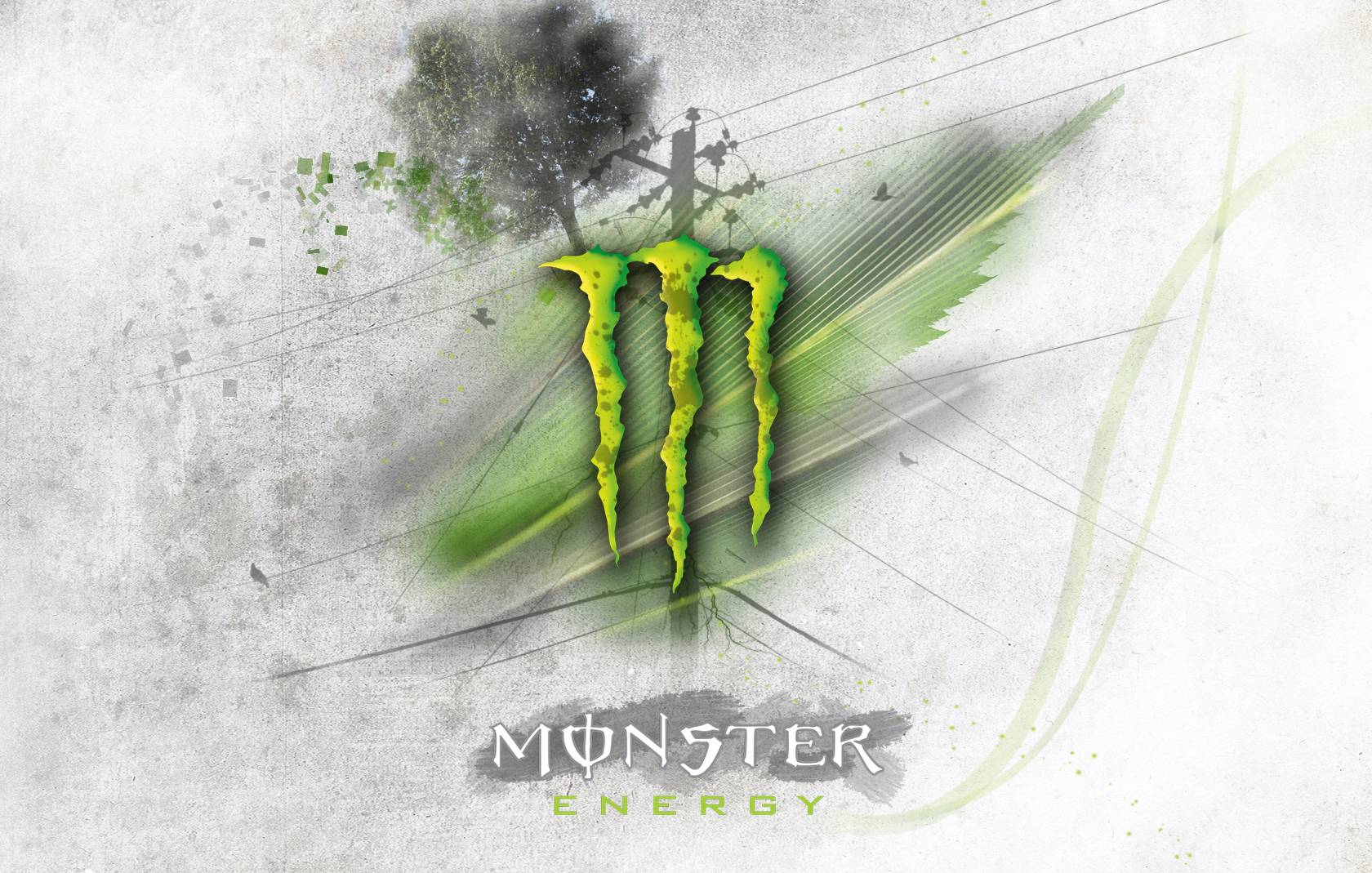 1680x1069 White Monster Wallpaper