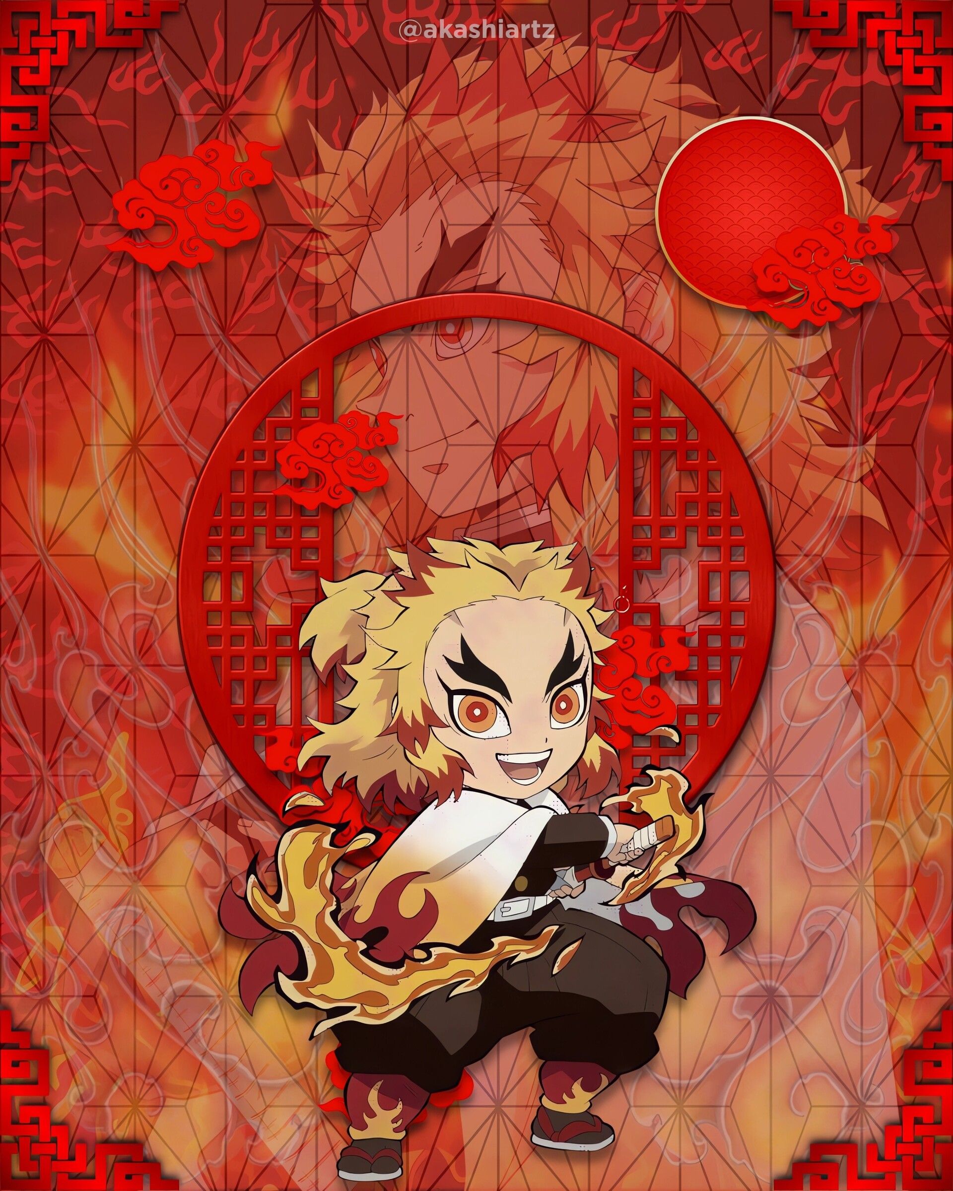 1920x2400 Kyojuro Rengoku