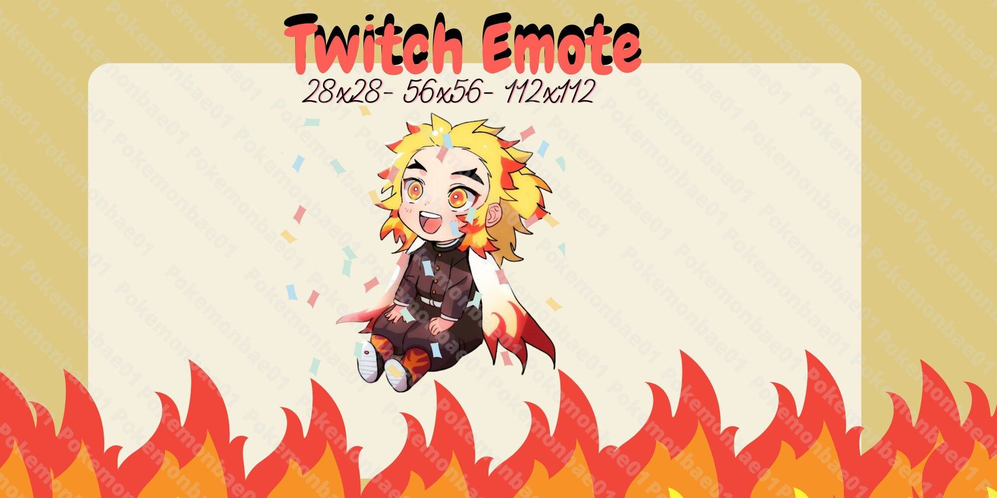 2000x1000 Cute Cheer Chibi Slayer Twitch Emote