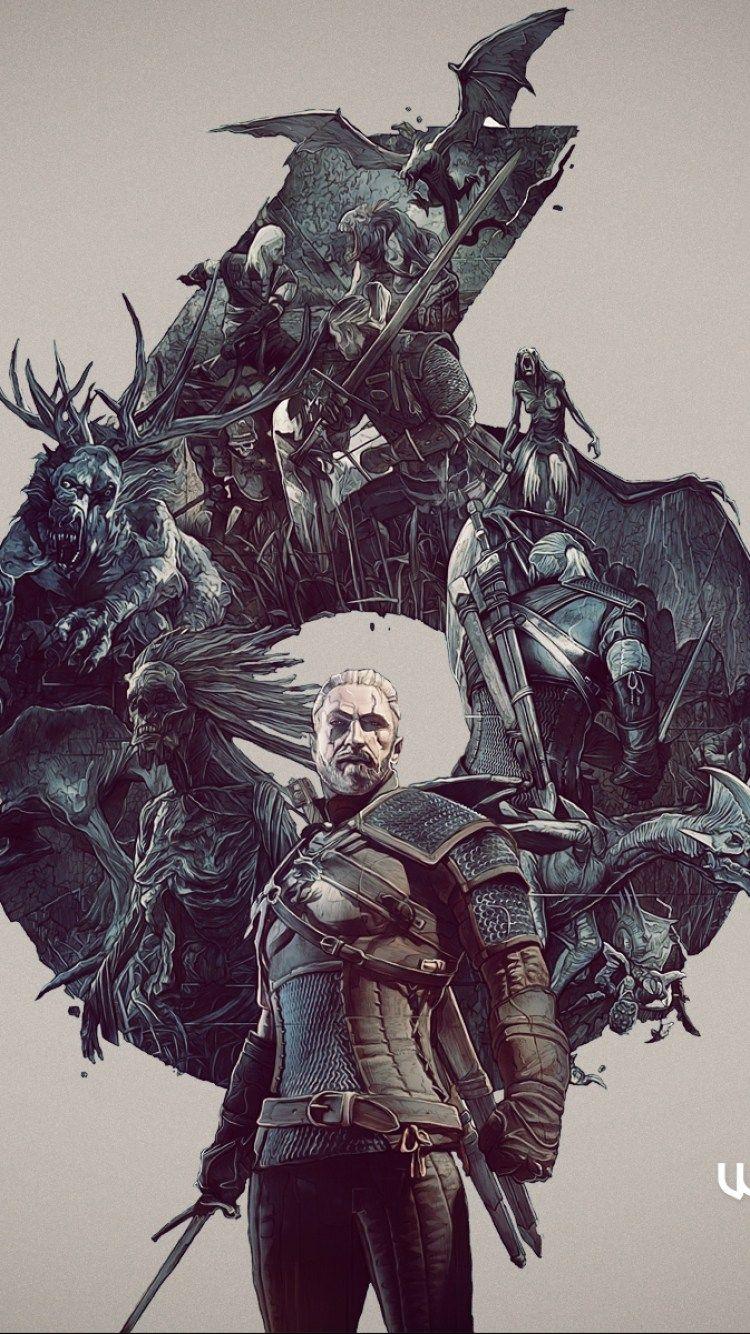 750x1334 Witcher Mobile Wallpaper