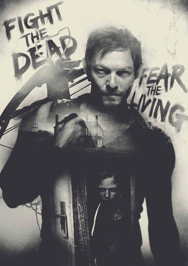 752x1063 Daryl Dixon Wallpaper