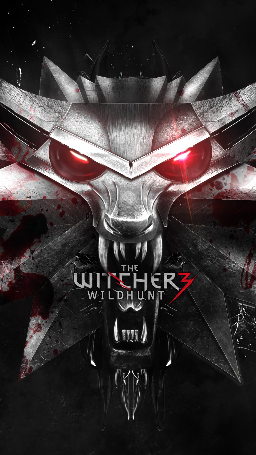1080x1920 Wolf Medallion The Witcher 3 Wild Hunt Wallpaper