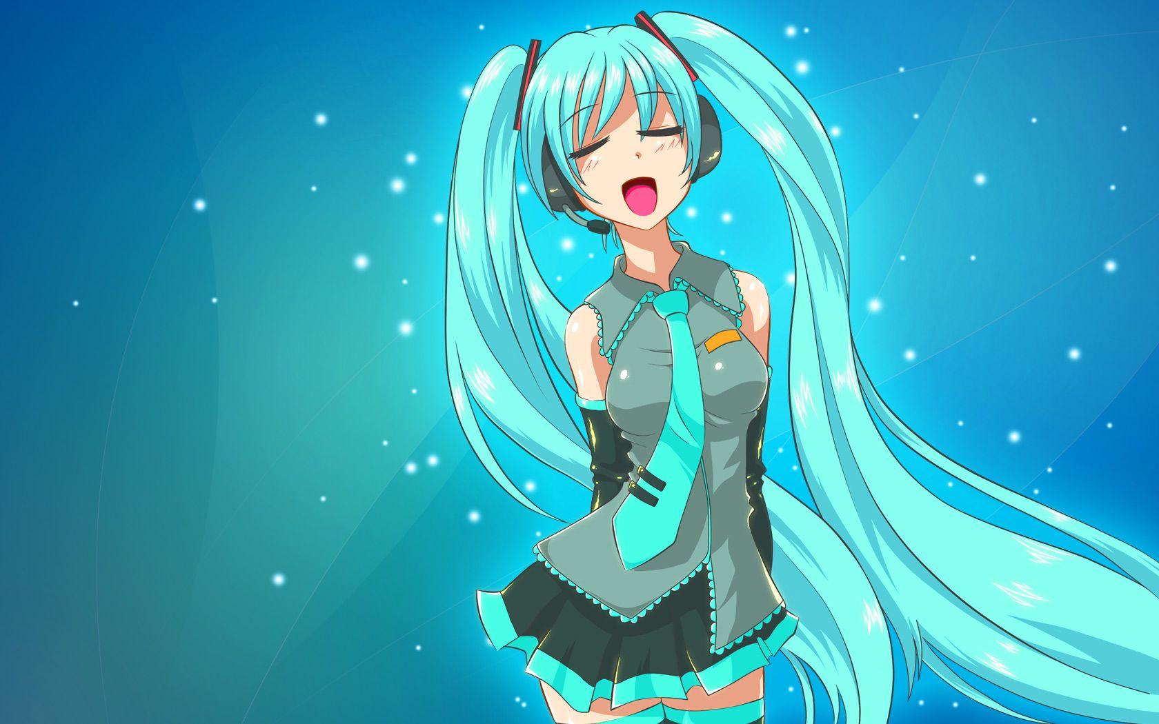1680x1050 hatsune miku twintails vocaloid. konachan.