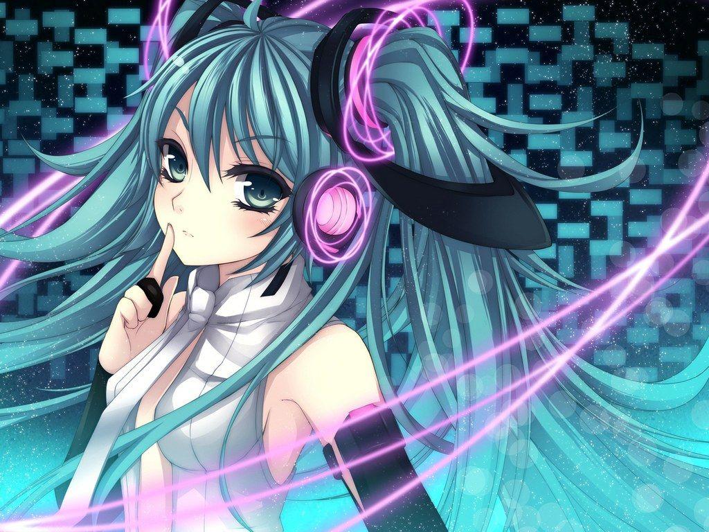 1024x768 Anime Hatsune Miku Wallpaper