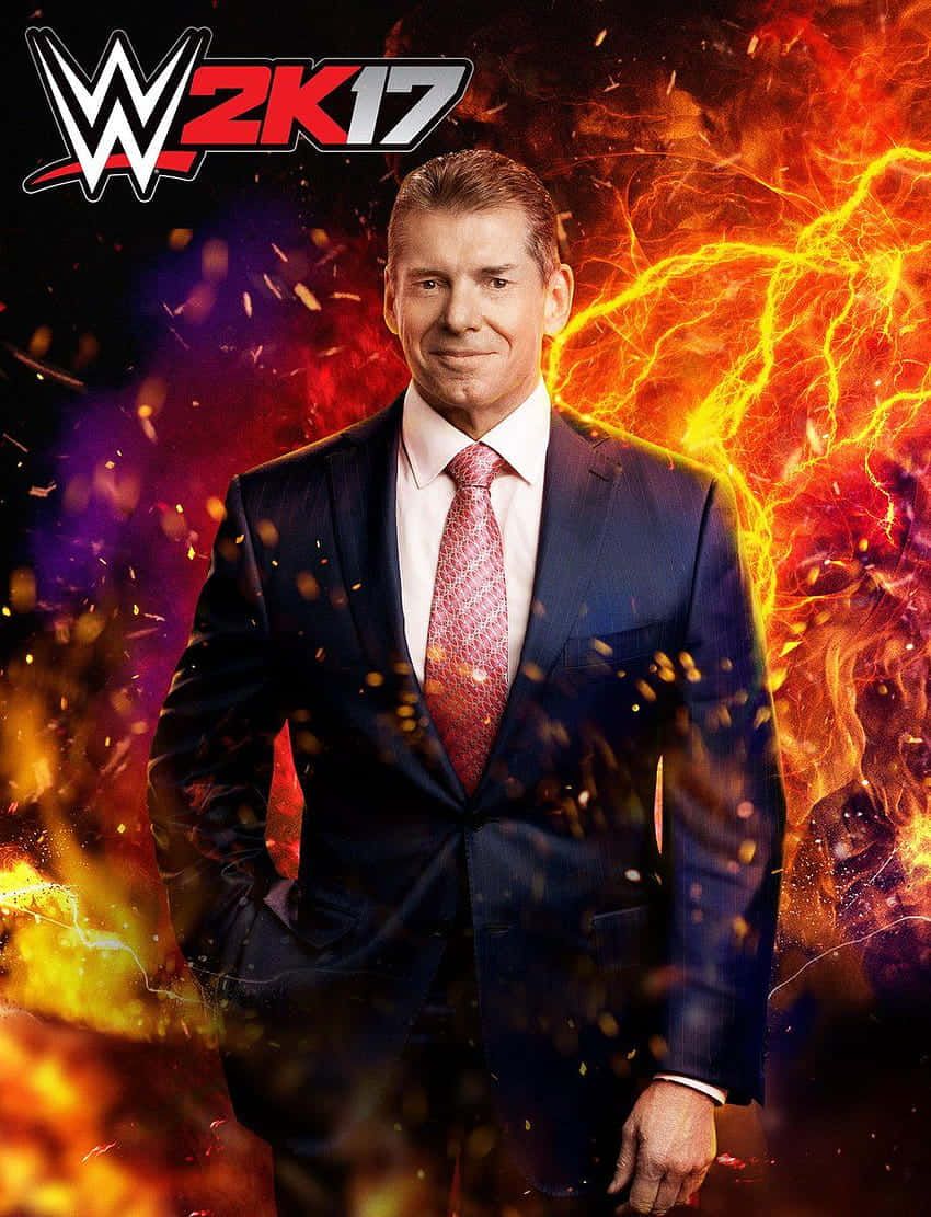 850x1111 Download Vince McMahon W2K17 Poster Wallpaper
