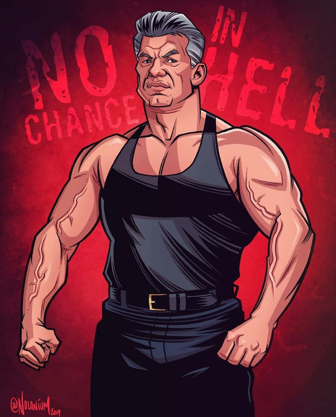 1080x1339 Download WWE Vince McMahon Vector Art Wallpaper