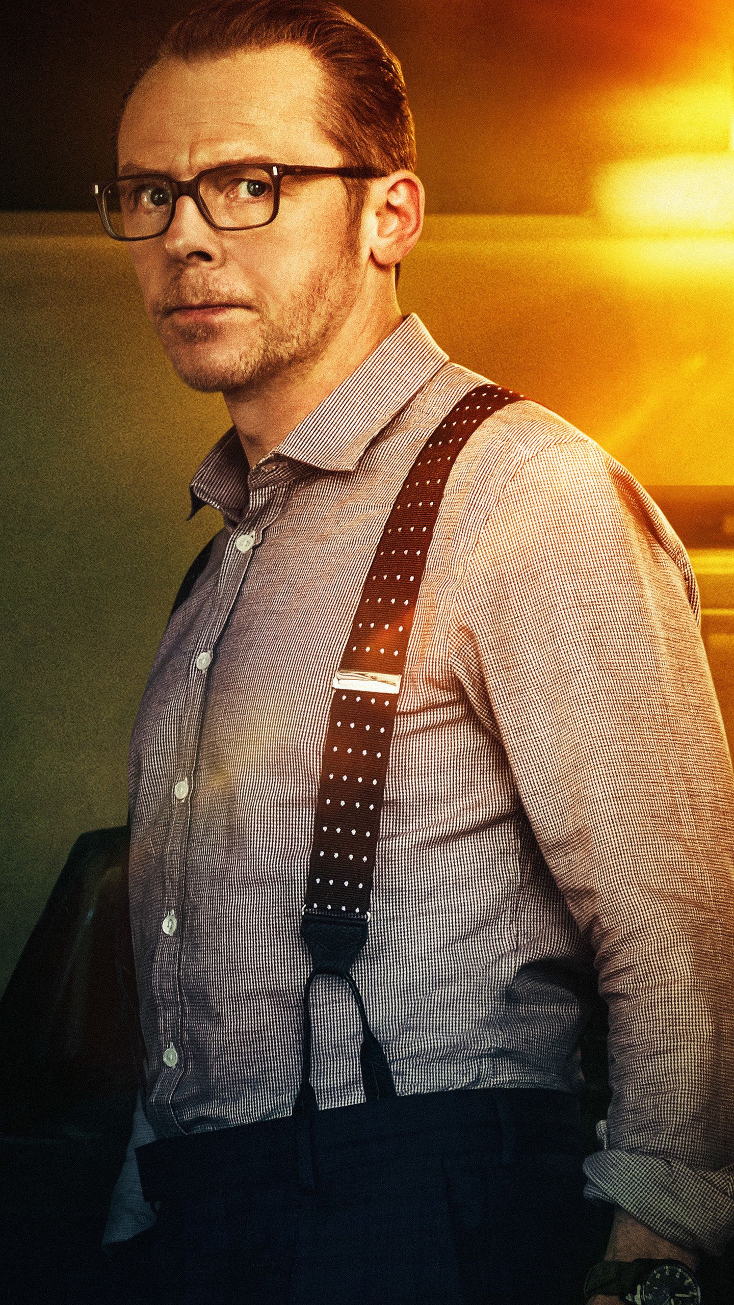 1440x2560 Simon Pegg Wallpaper