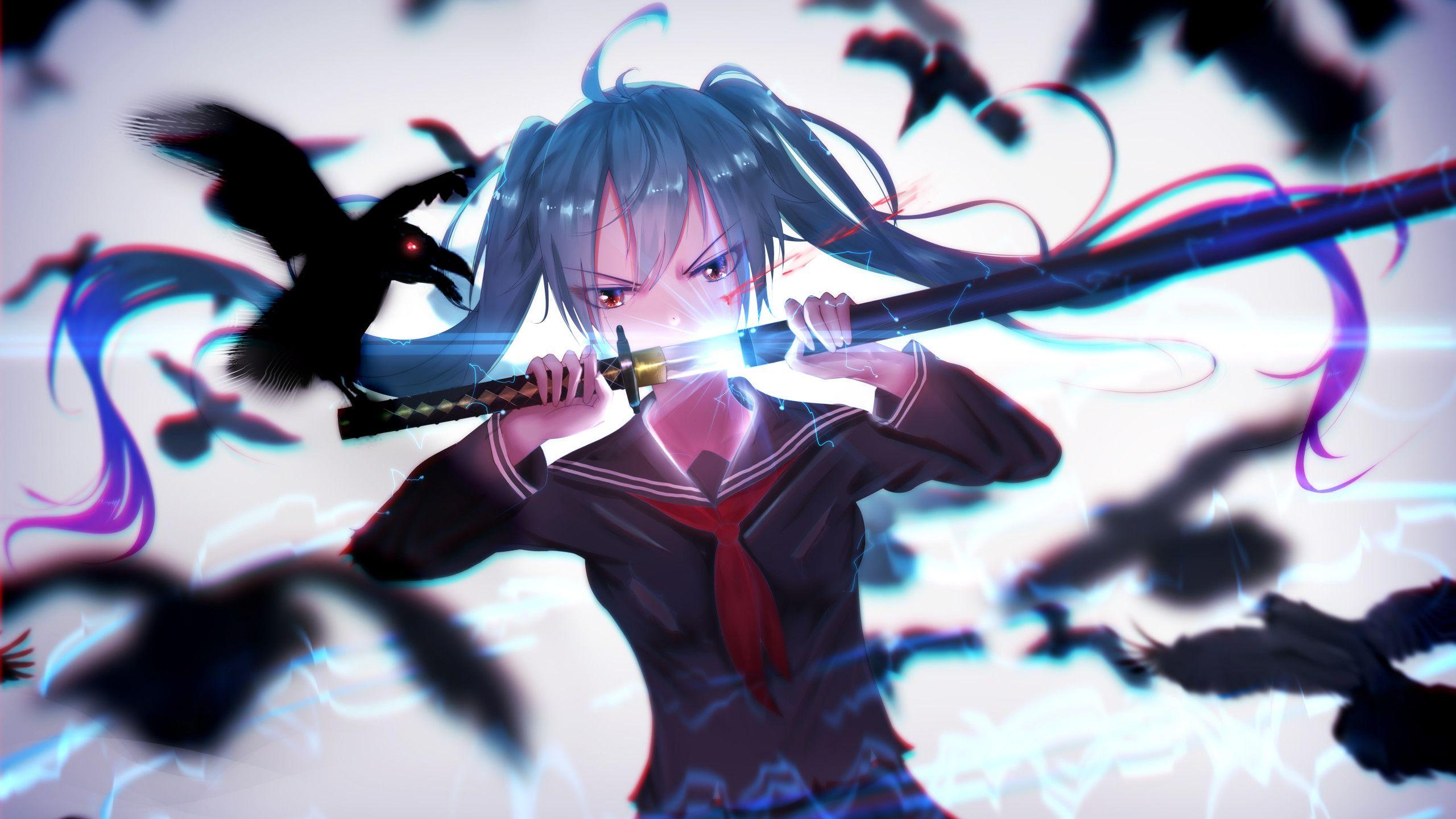 2560x1440 Hatsune Miku Anime 5k 1440P Resolution HD 4k Wallpaper