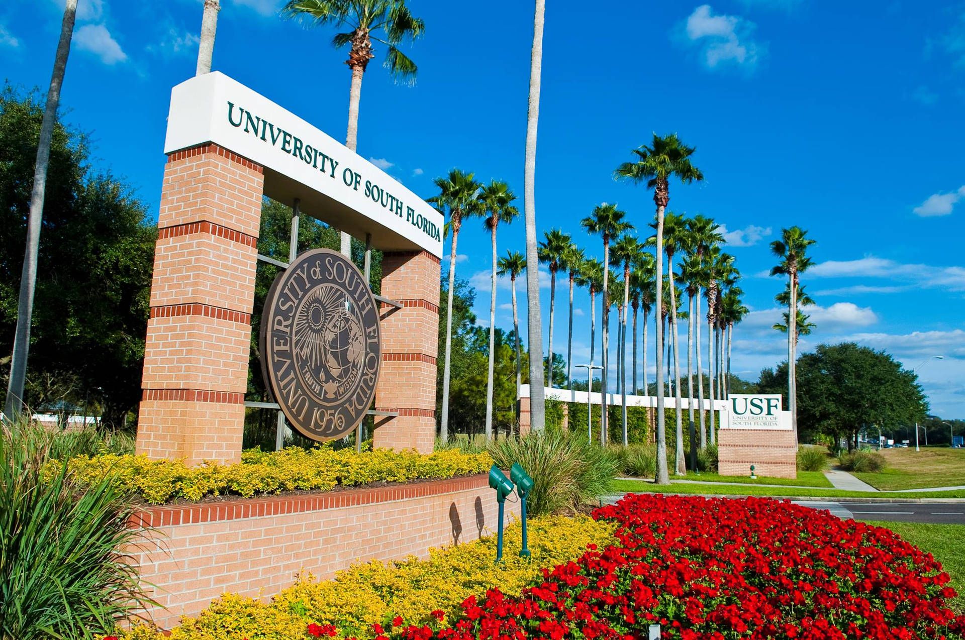 1920x1274 Download University Of South Florida Main Entrance Wallpaper