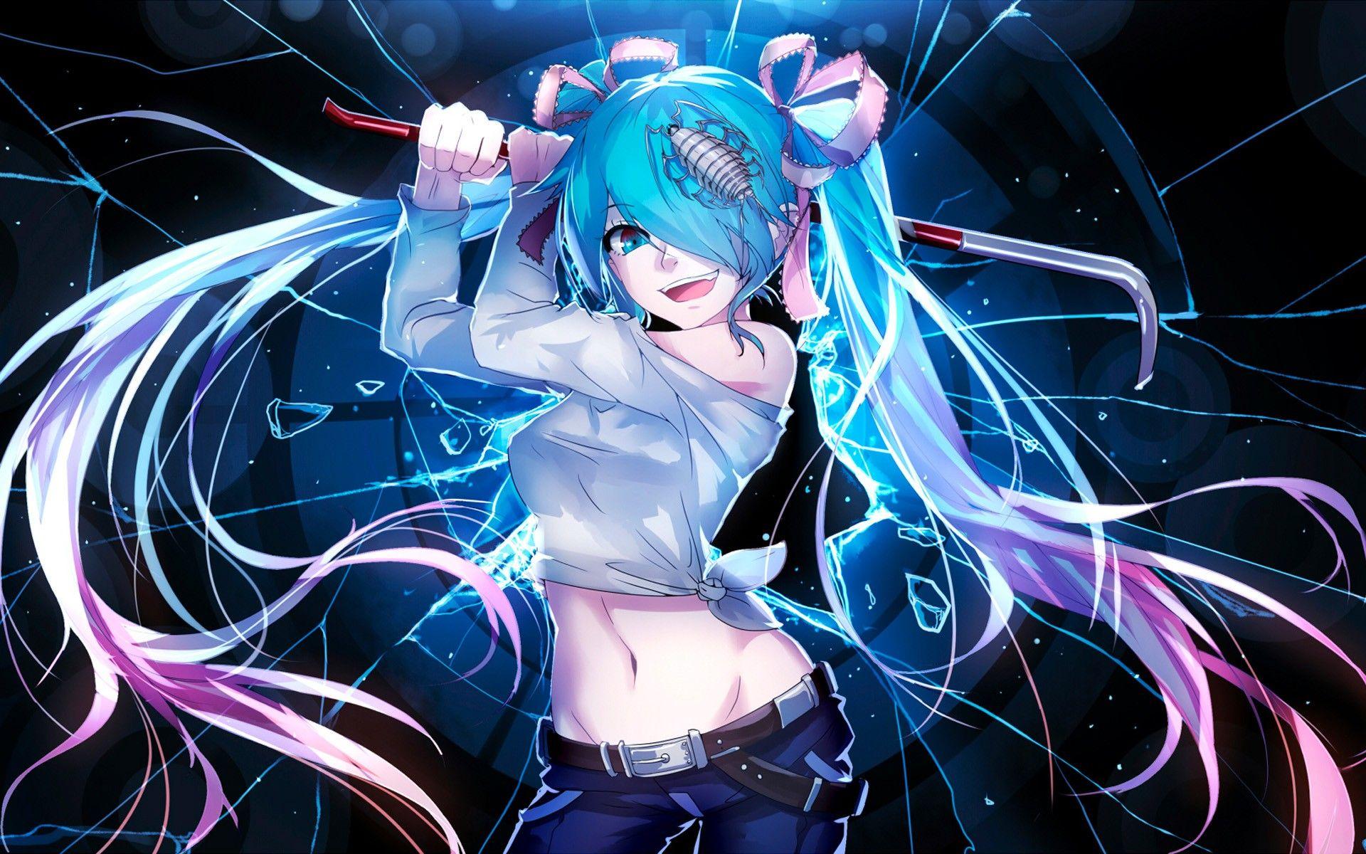 1920x1200 #Vocaloid, #Hatsune Miku, #anime, wallpaper. Anime