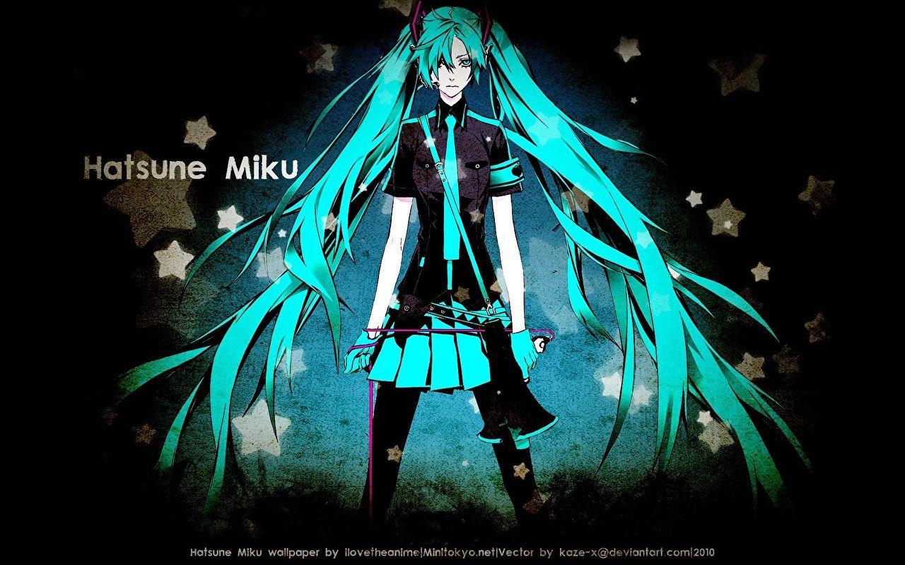 1280x800 Desktop Wallpaper Vocaloid Hatsune Miku Girls Anime