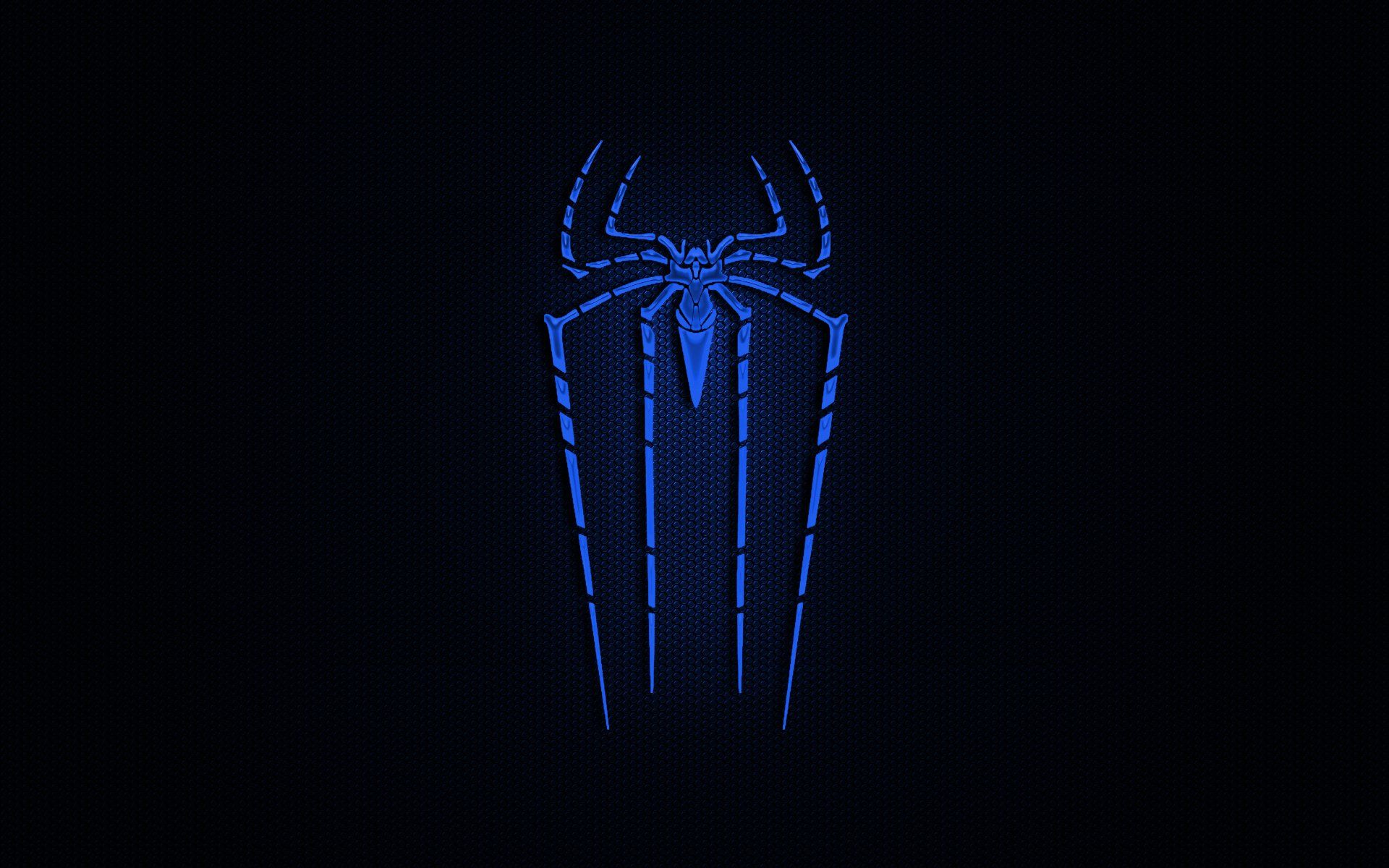 1920x1200 Spider Man Comic HD Wallpaper: Iconic Blue Emblem Glowx1200