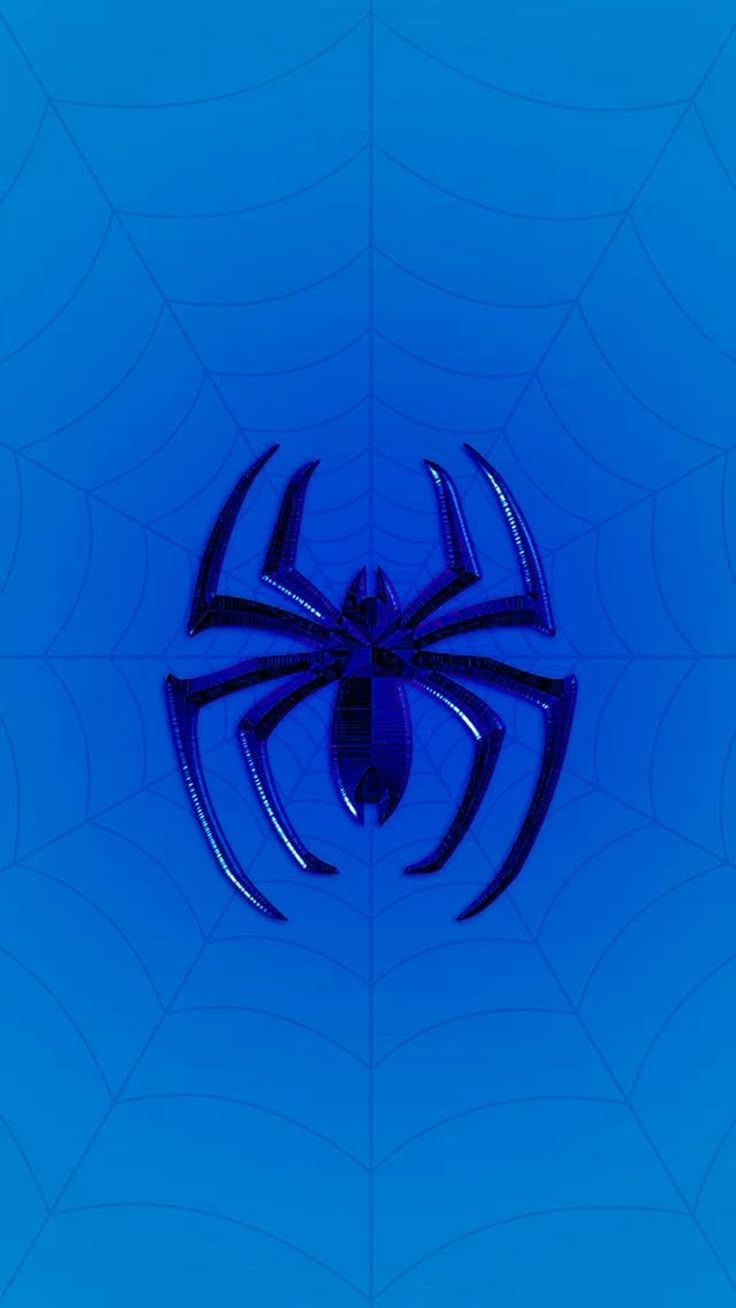 736x1308 Blue Spider Man Wallpaper