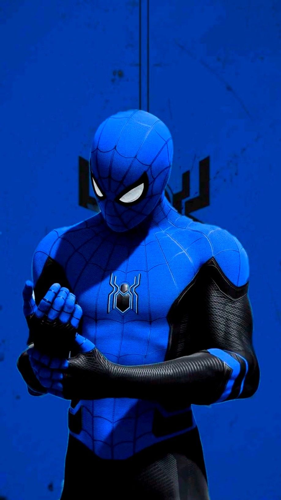 918x1632 The Blue Spider Man