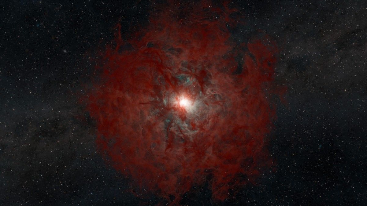 1200x675 Black hole is born with an infrared whimper