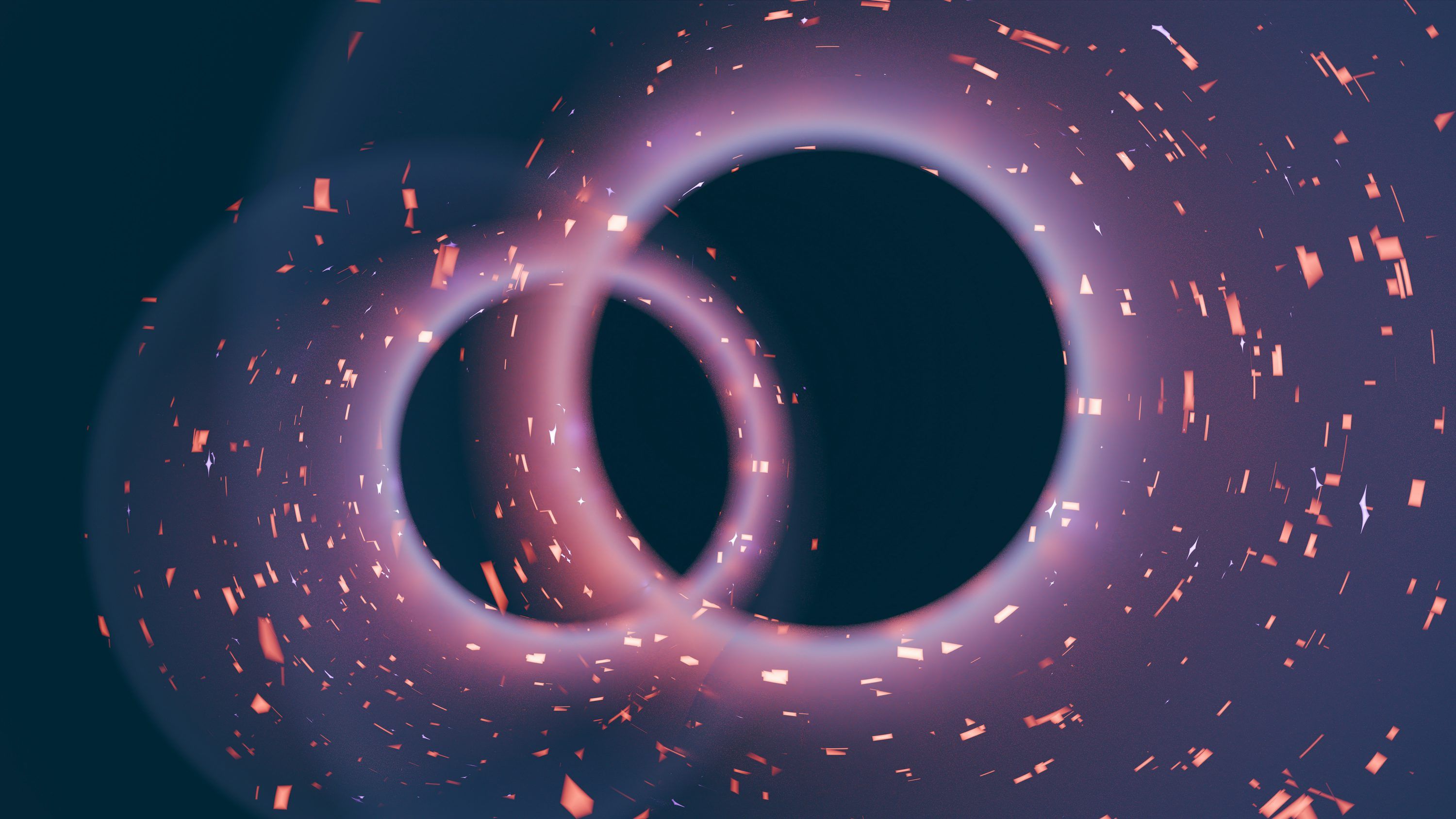 3000x1688 An image of a black hole in the sky photo