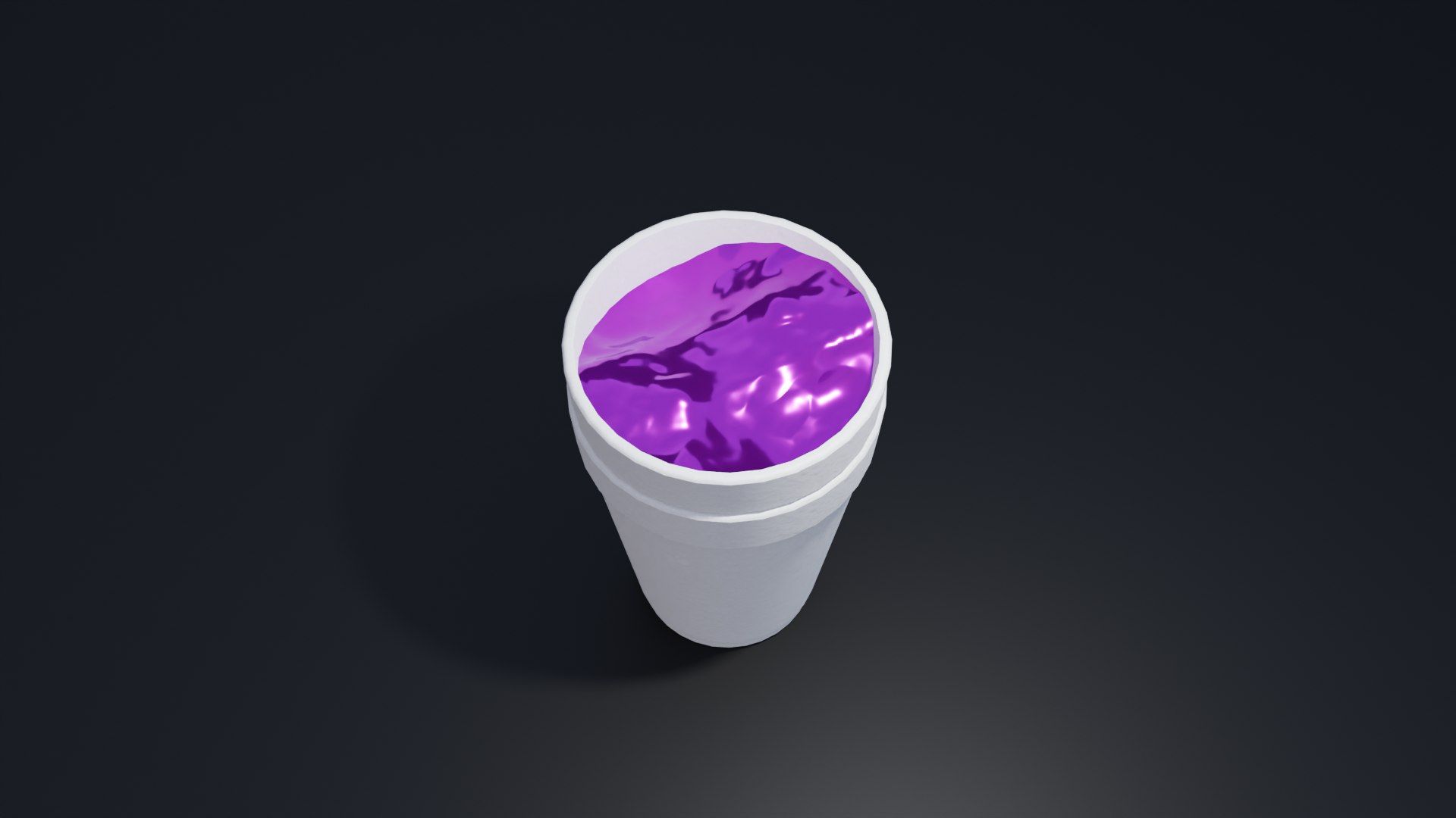 1920x1080 3D Lean Double Cup With 4K Textures Low Poly
