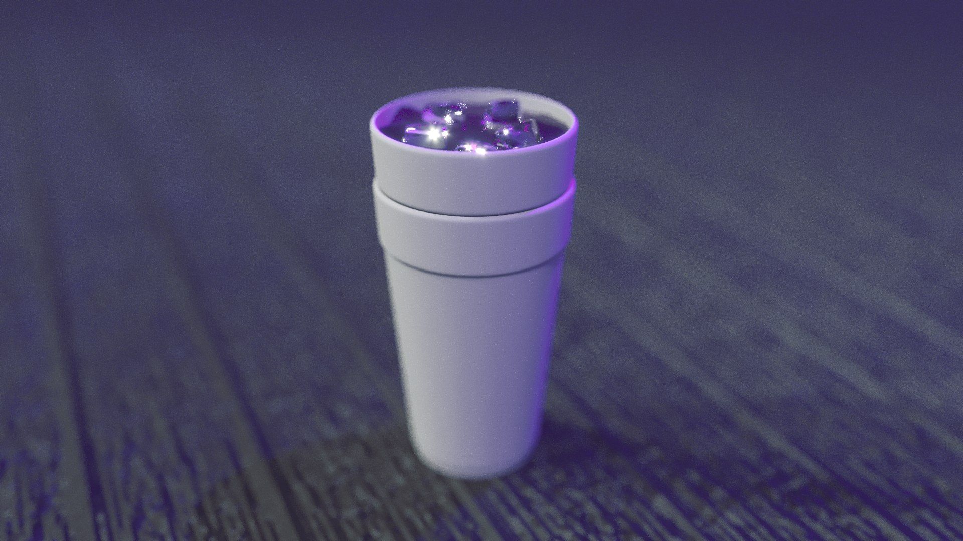 1920x1080 Lean Double Cup 3D Model