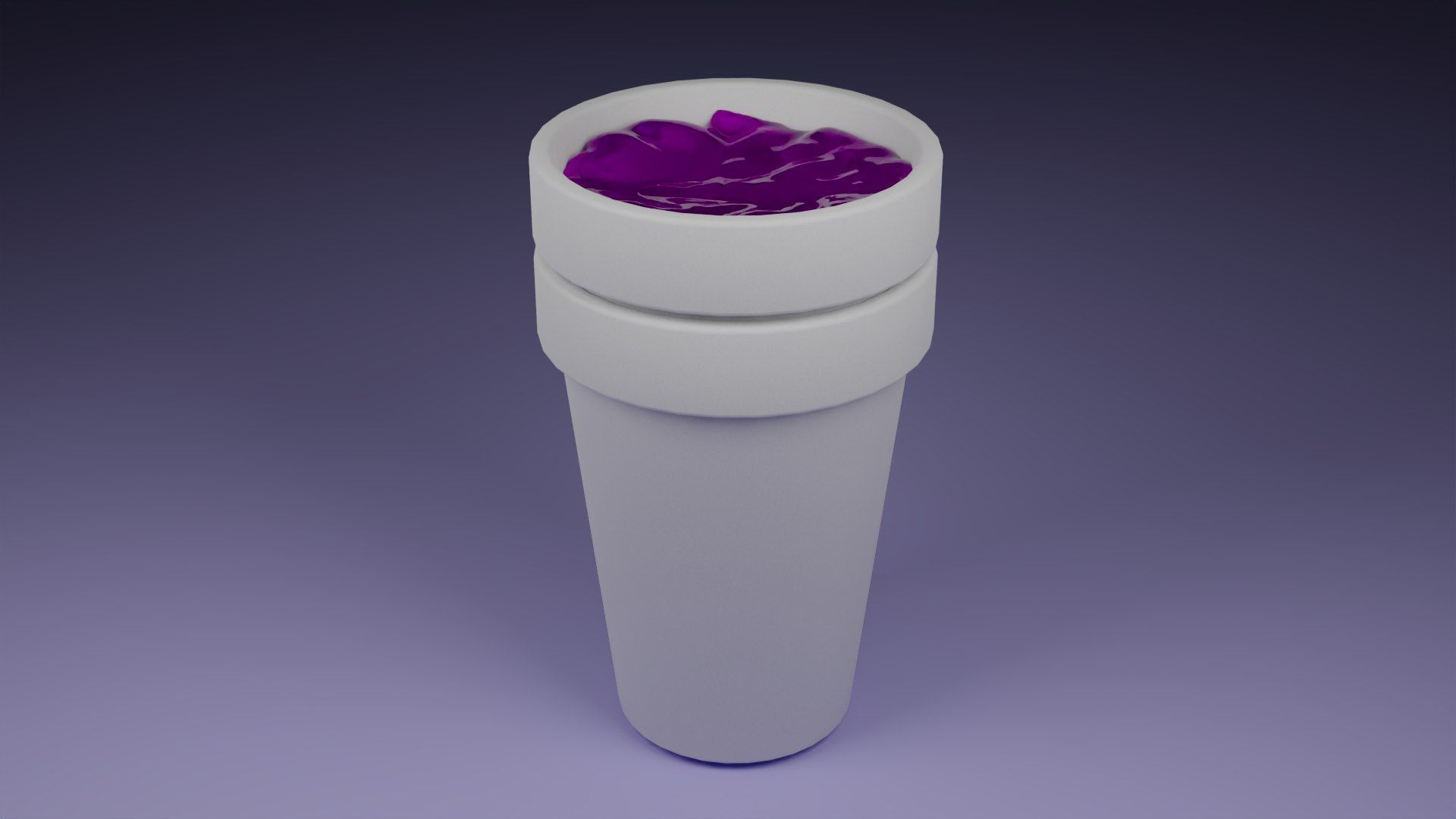 1920x1080 3D Model Lean Double Cup 3D Model