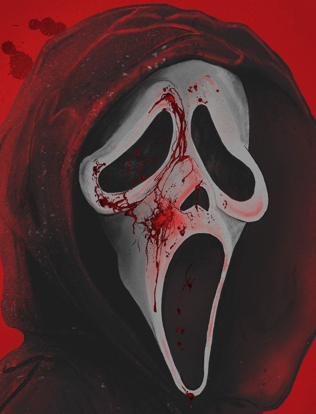 1027x1344 Ghost In Red Light