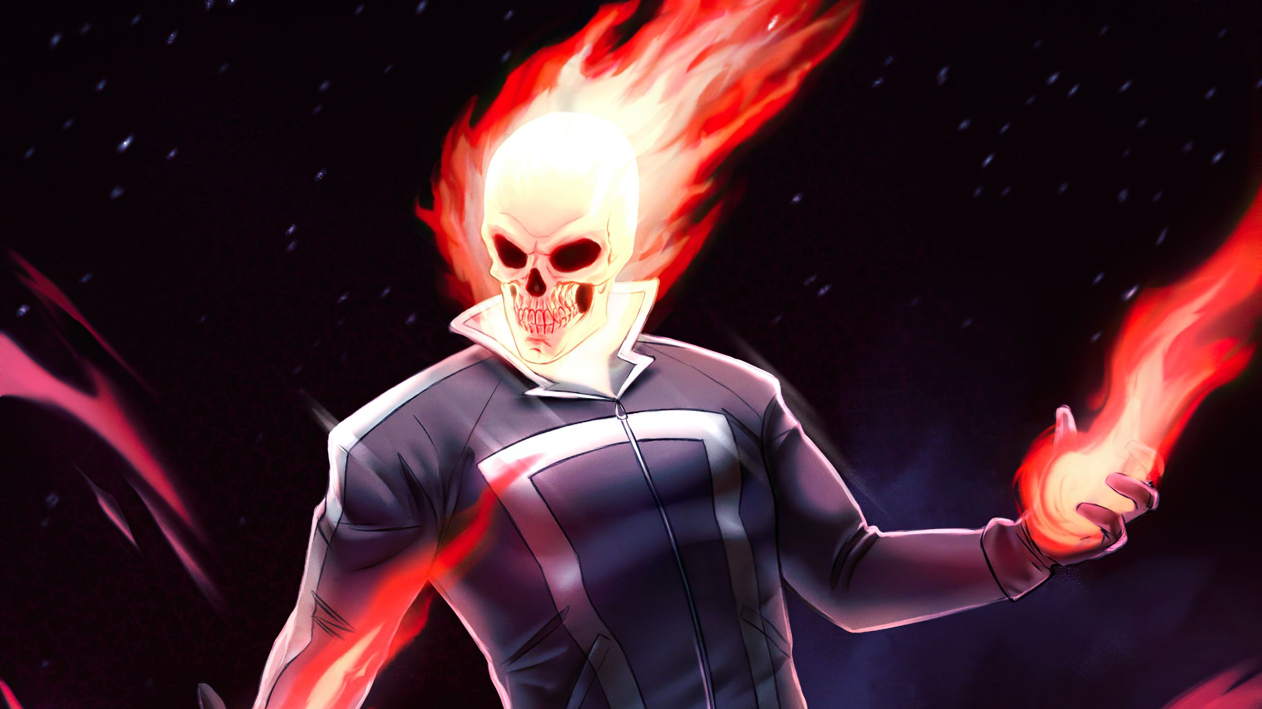 2480x1395 Red Ghost Rider Comics