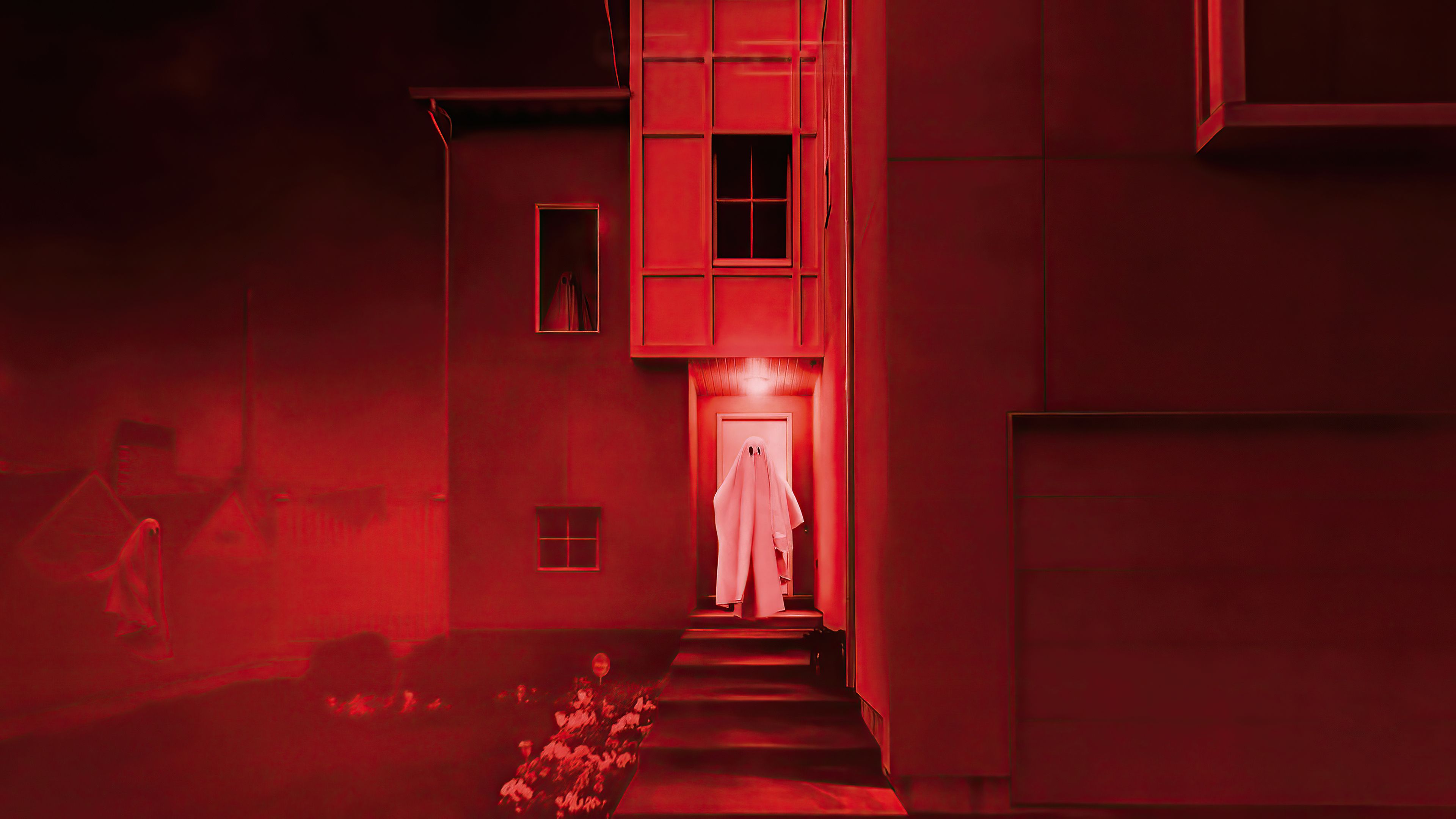 3840x2161 Spooky Ghost House Wallpaper, HD Artist Wallpaper, 4k Wallpaper, Image, Background, Photos and Picture