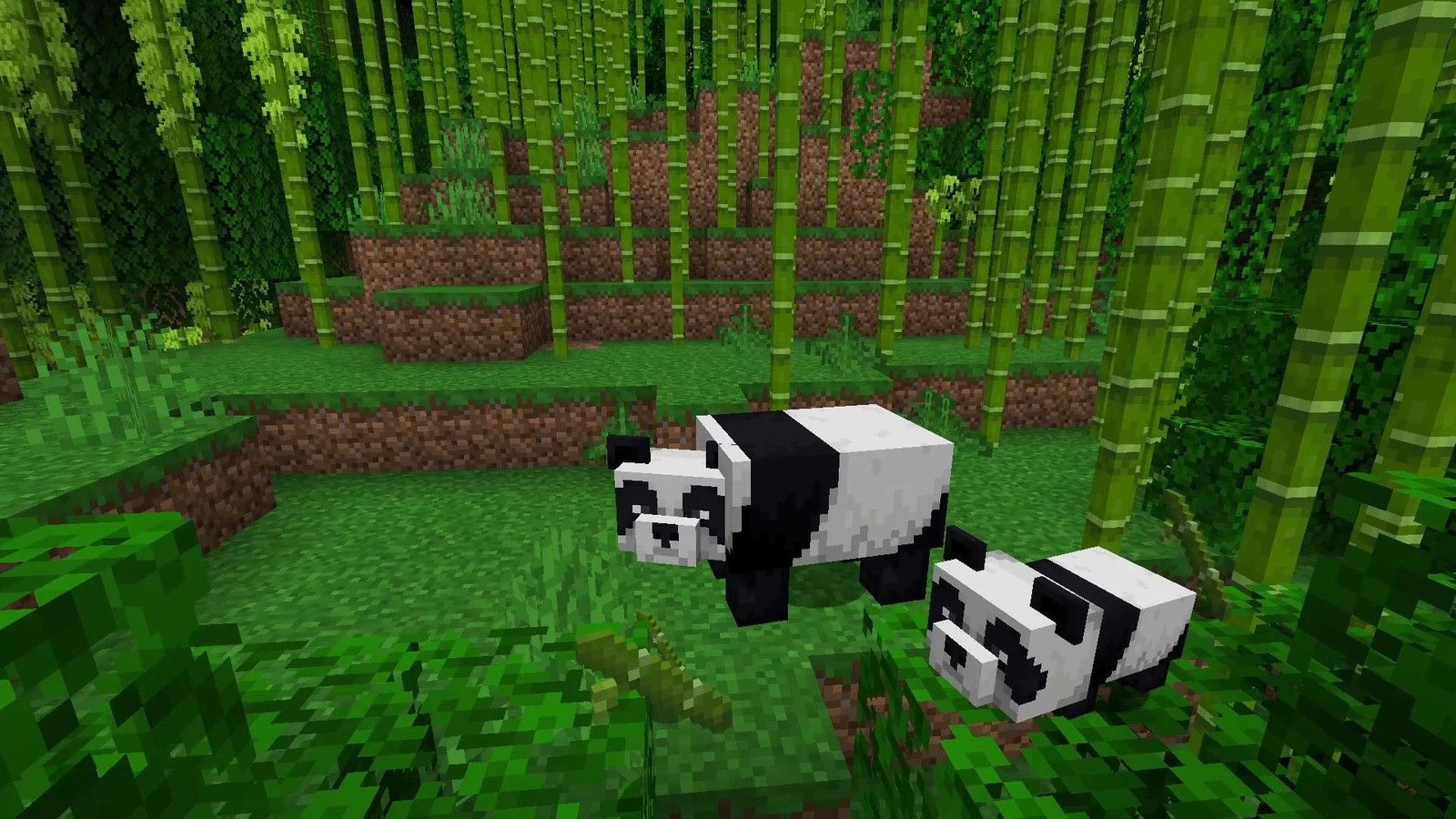 1600x900 Panda Minecraft Wallpaper